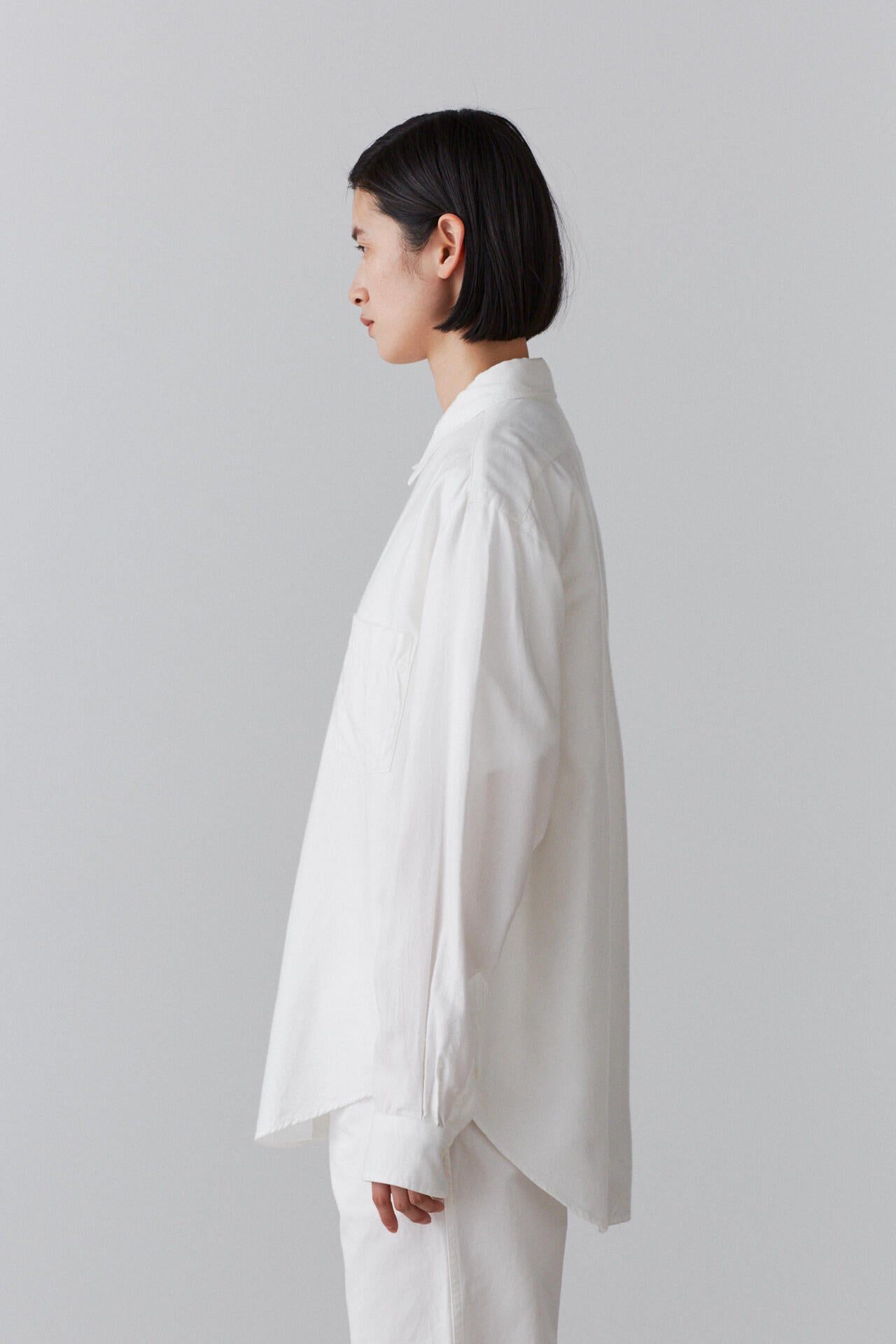 Y / ORGANIC COTTON / TENCEL BRUSHED TWILL SH