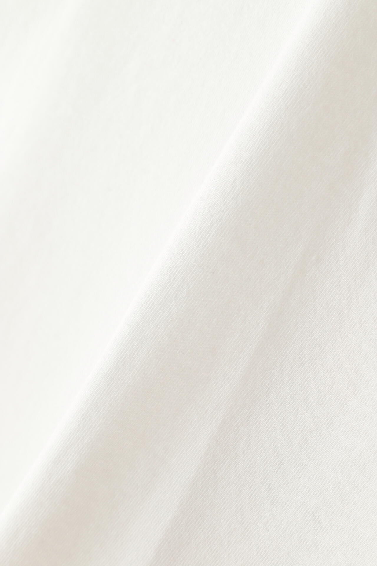 Y / ORGANIC COTTON JERSEY MOCK NECK L/S T