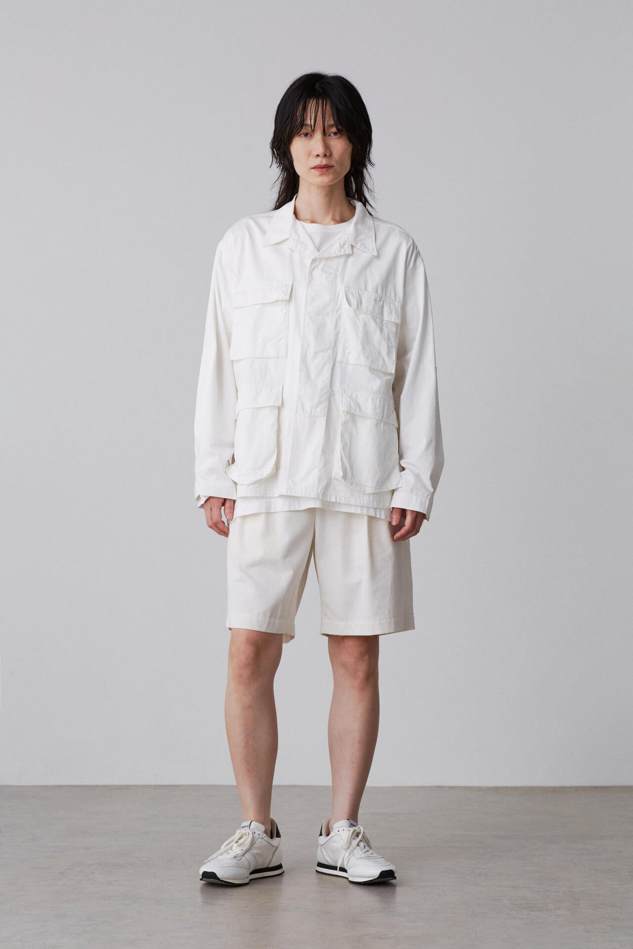 Y / ORGANIC COTTON HIGH DENSITY SATIN BLOUSON