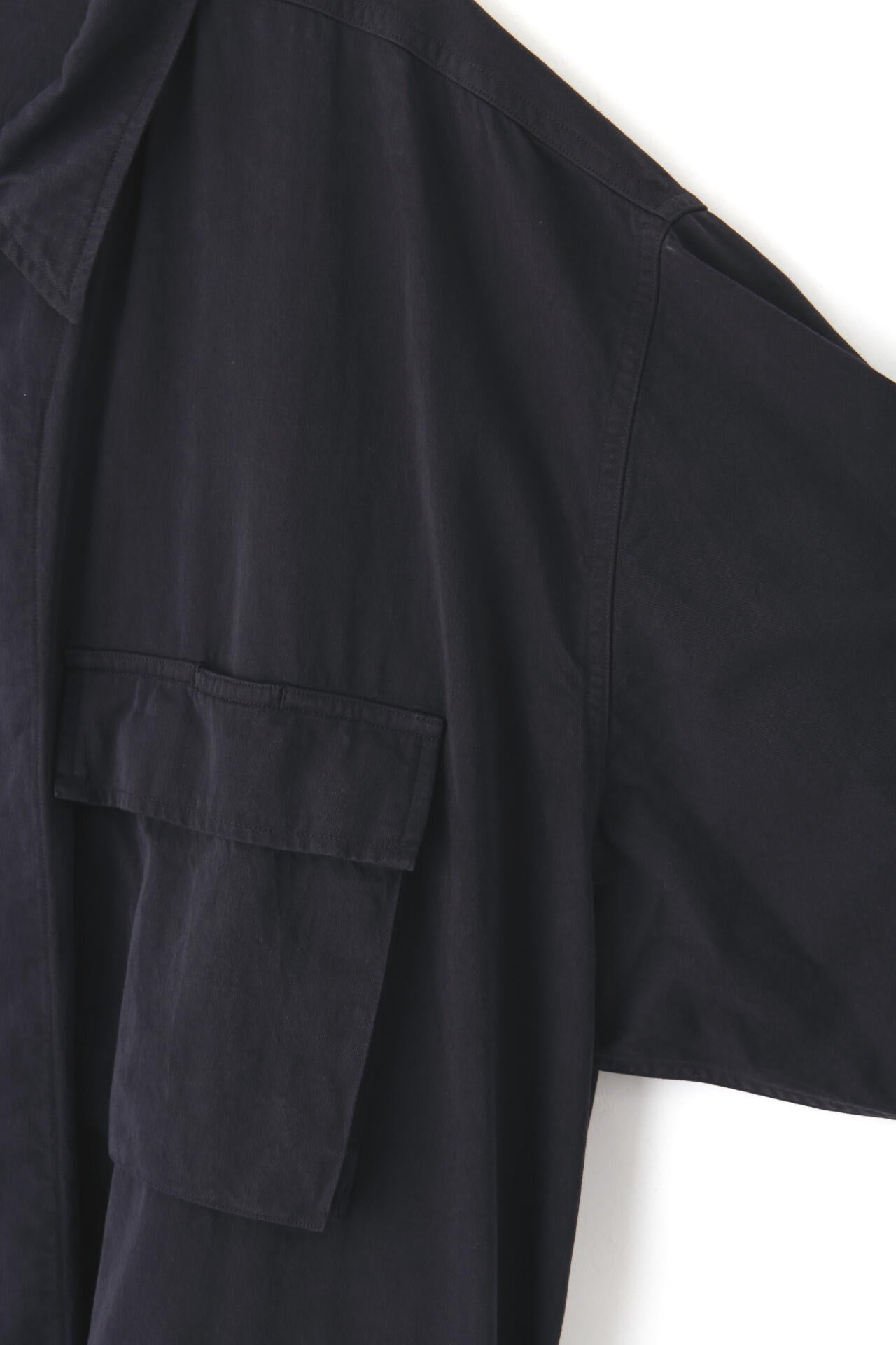 Y / ORGANIC COTTON HIGH DENSITY SATIN BLOUSON