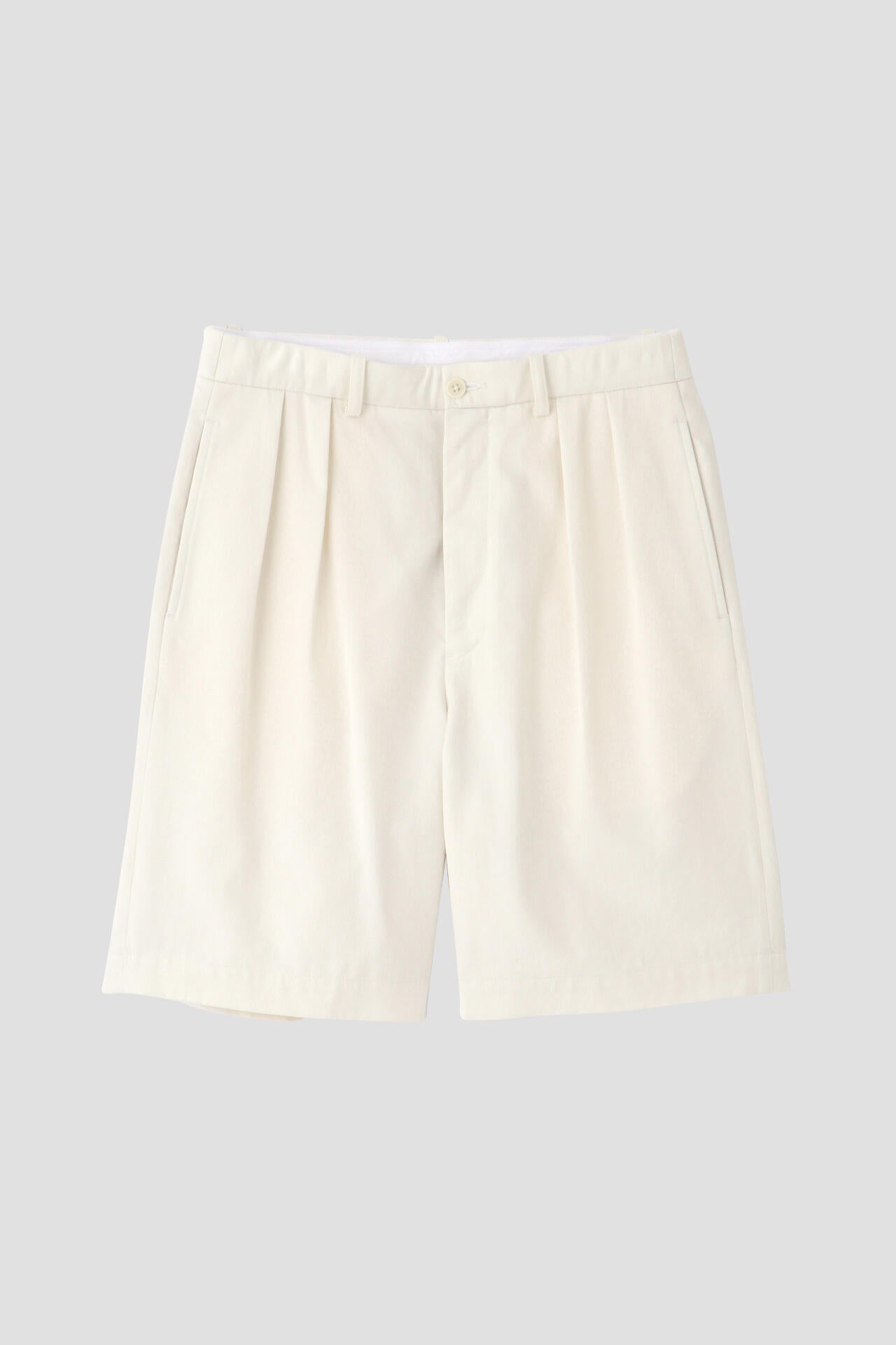 Y / ORGANIC COTTON TENCEL CHINO SHORTS