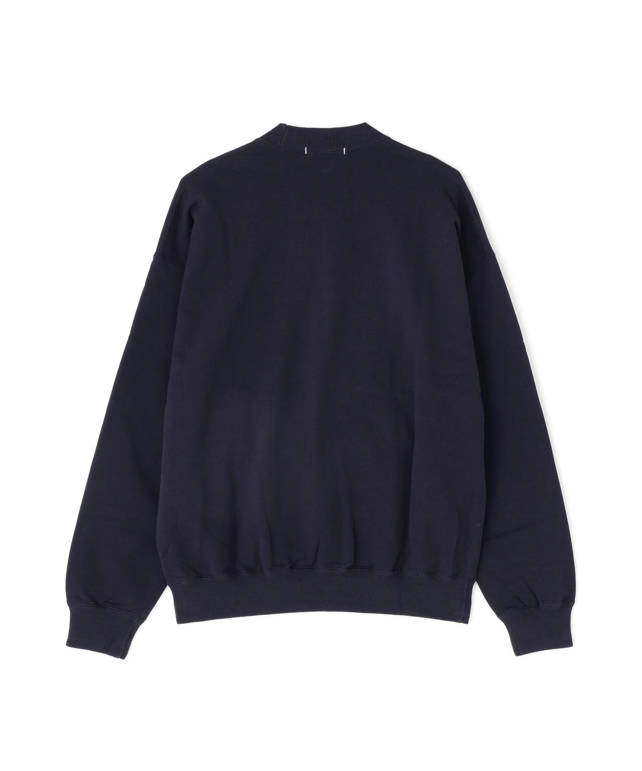 Y / ORGANIC COTTON BLEND HEAVY WEIGHT FLEECE CREW NECK