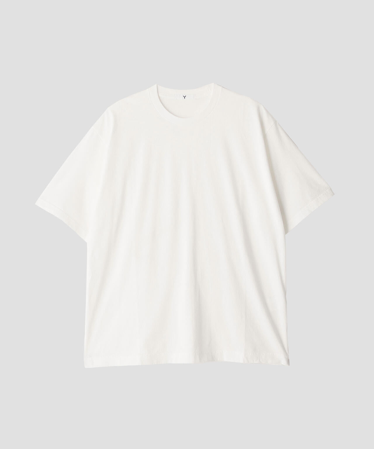 Y / ORGANIC COTTON JERSEY SHORT SLEEVE T‐SHIRT