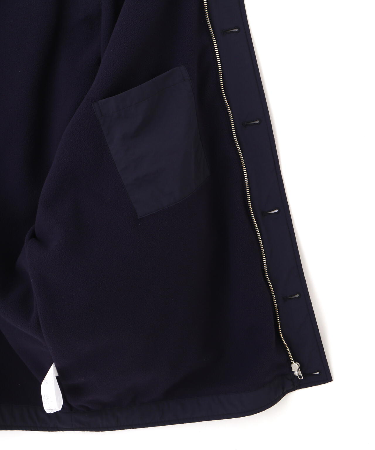 Y / RECYCLE NYLON MIX TAFFETA / RECYCLE POLYESTER FLEECE COAT