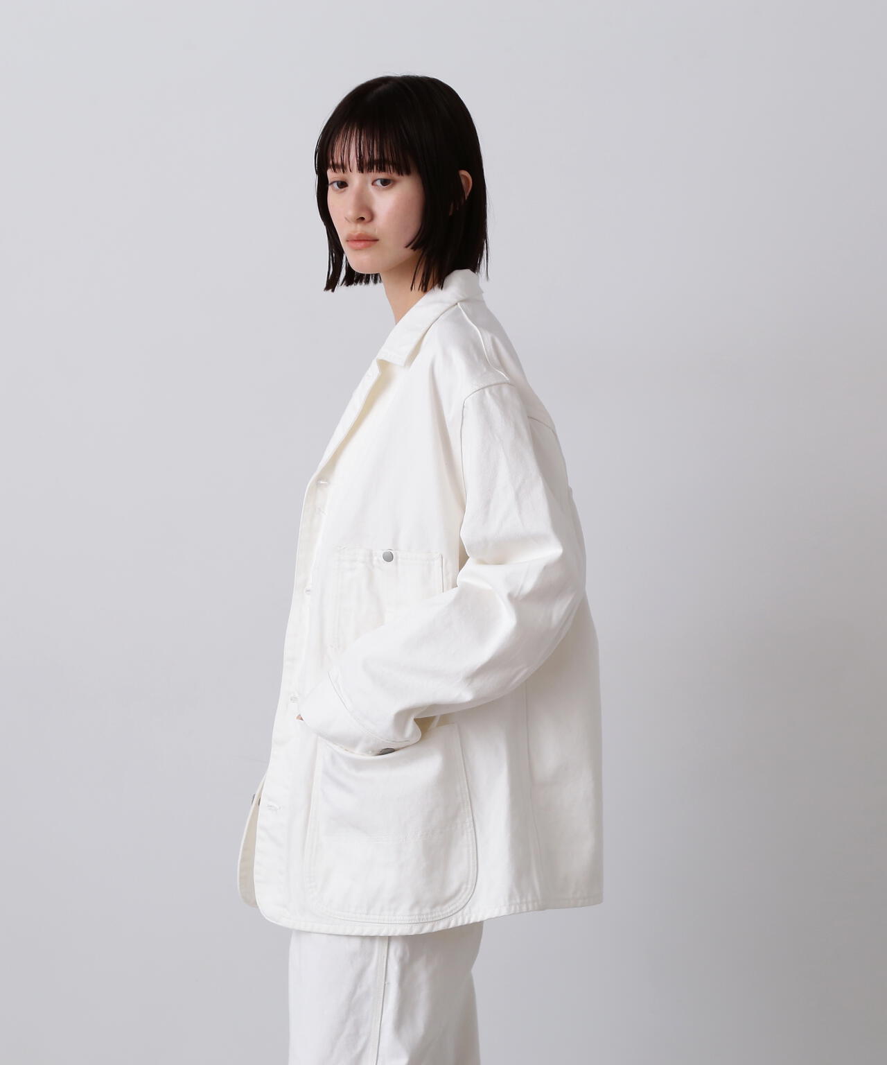 Y / 13oz ORGANIC COTTON DENIM COVERALL JACKET