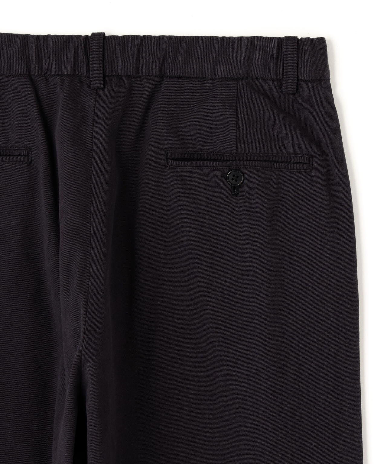 Y / ORGANIC COTTON TENCEL CHINO TROUSERS
