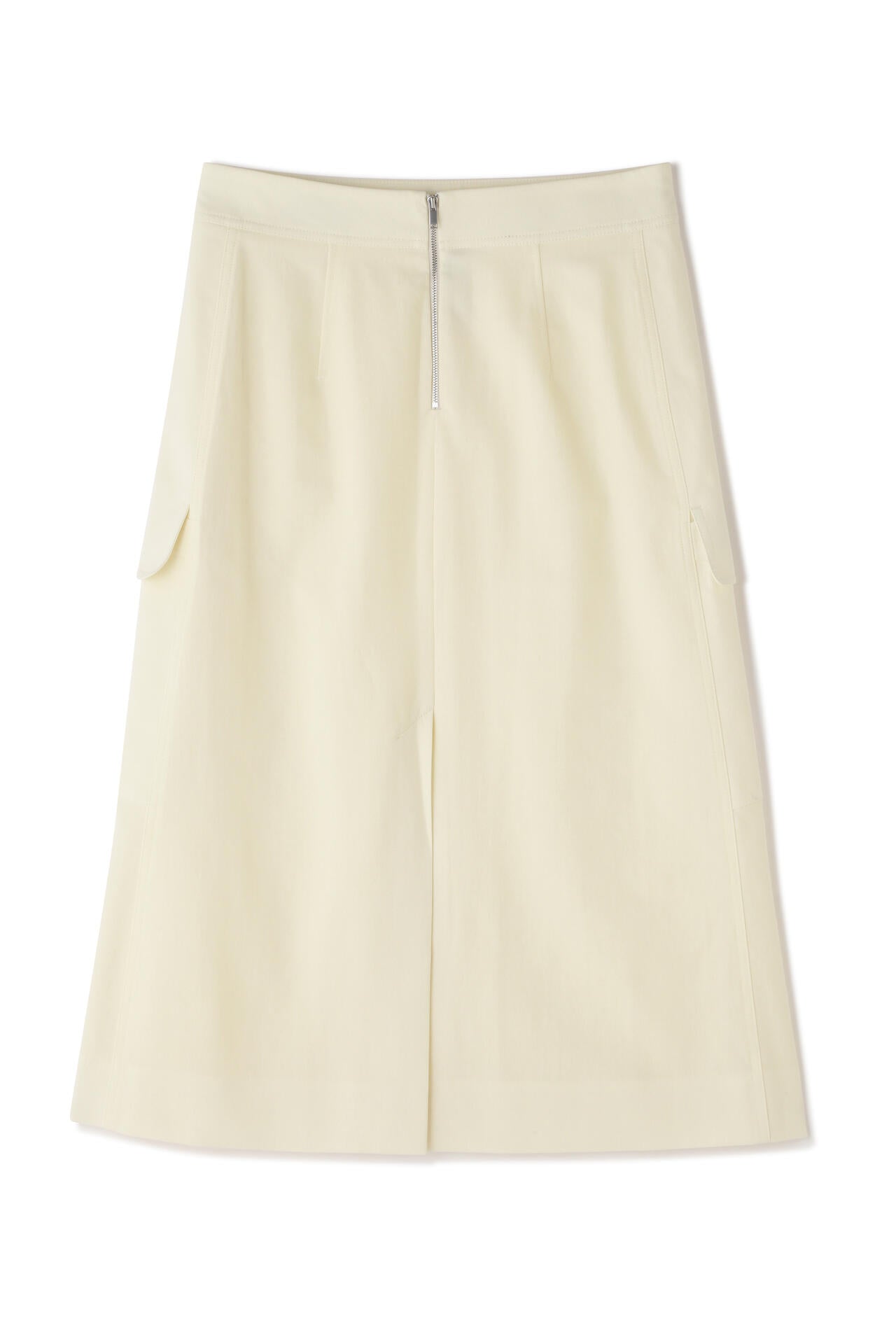 STUDIO NICHOLSON / DRY COTTON NYLON TAILORED PATCH POCKET SKIRT