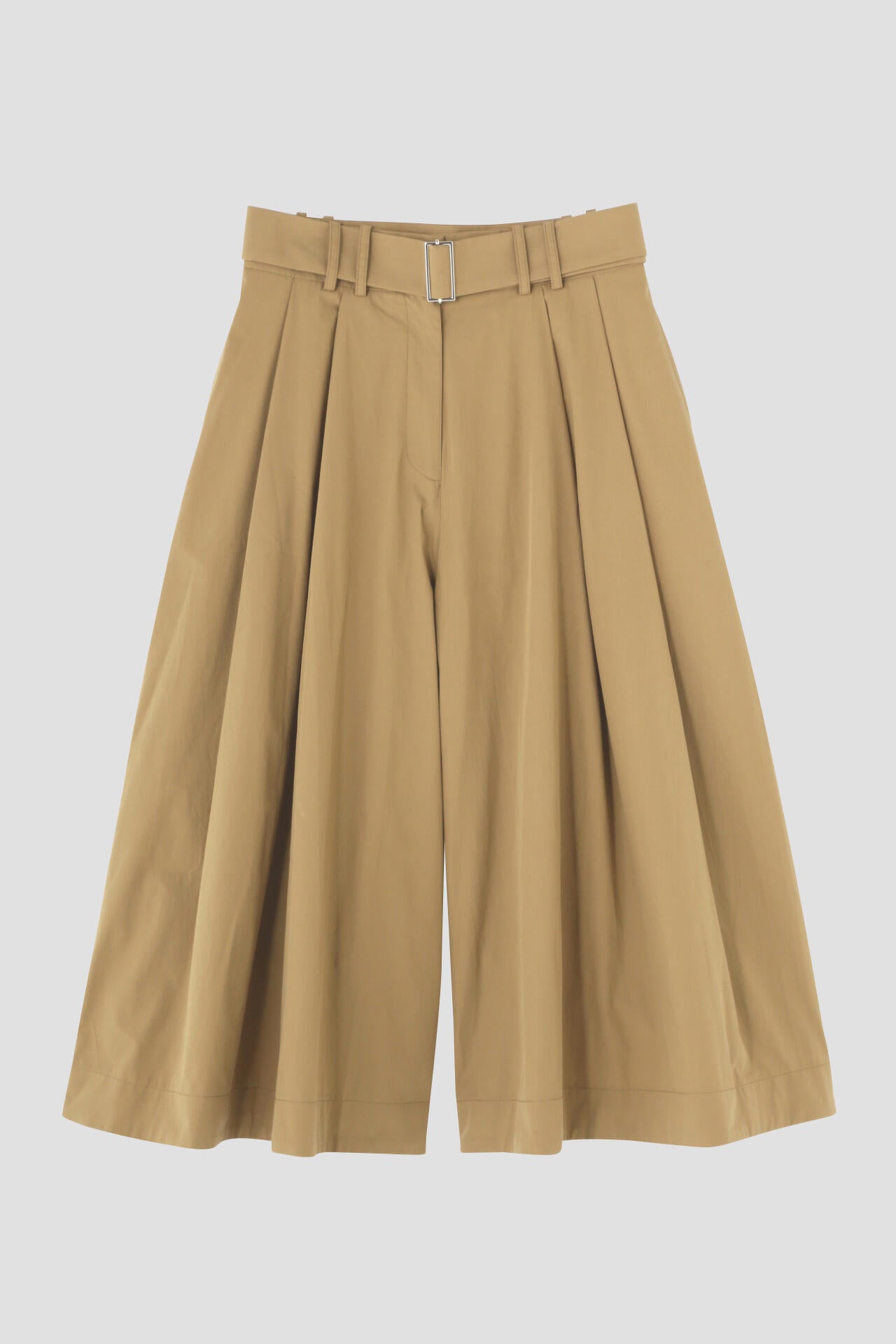 STUDIO NICHOLSON / POWDER COTTON BELTED WIDE LEG PANT