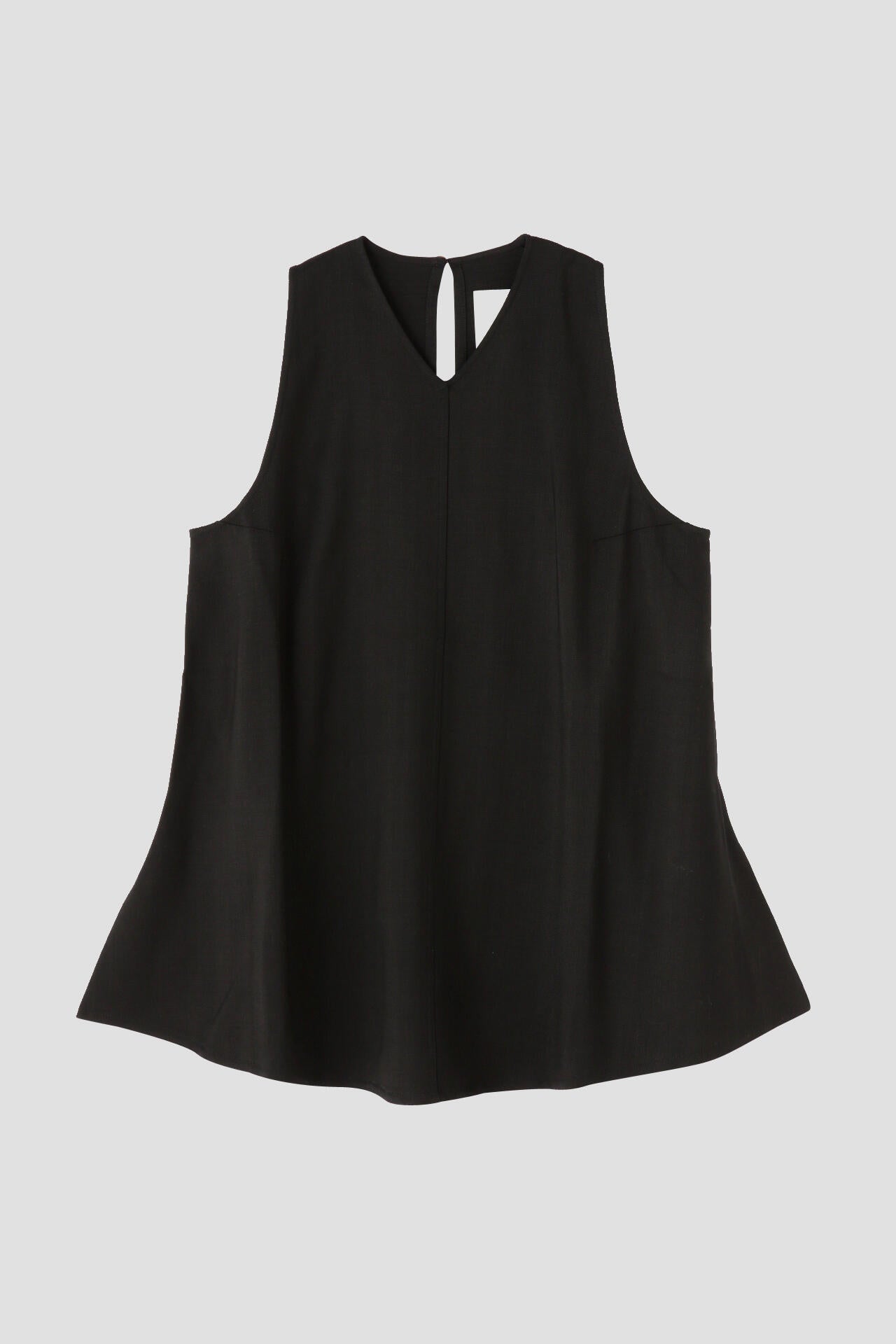 STUDIO NICHOLSON / BASKET WEAVE TAILRNG SLEEVELESS V NECK TOP
