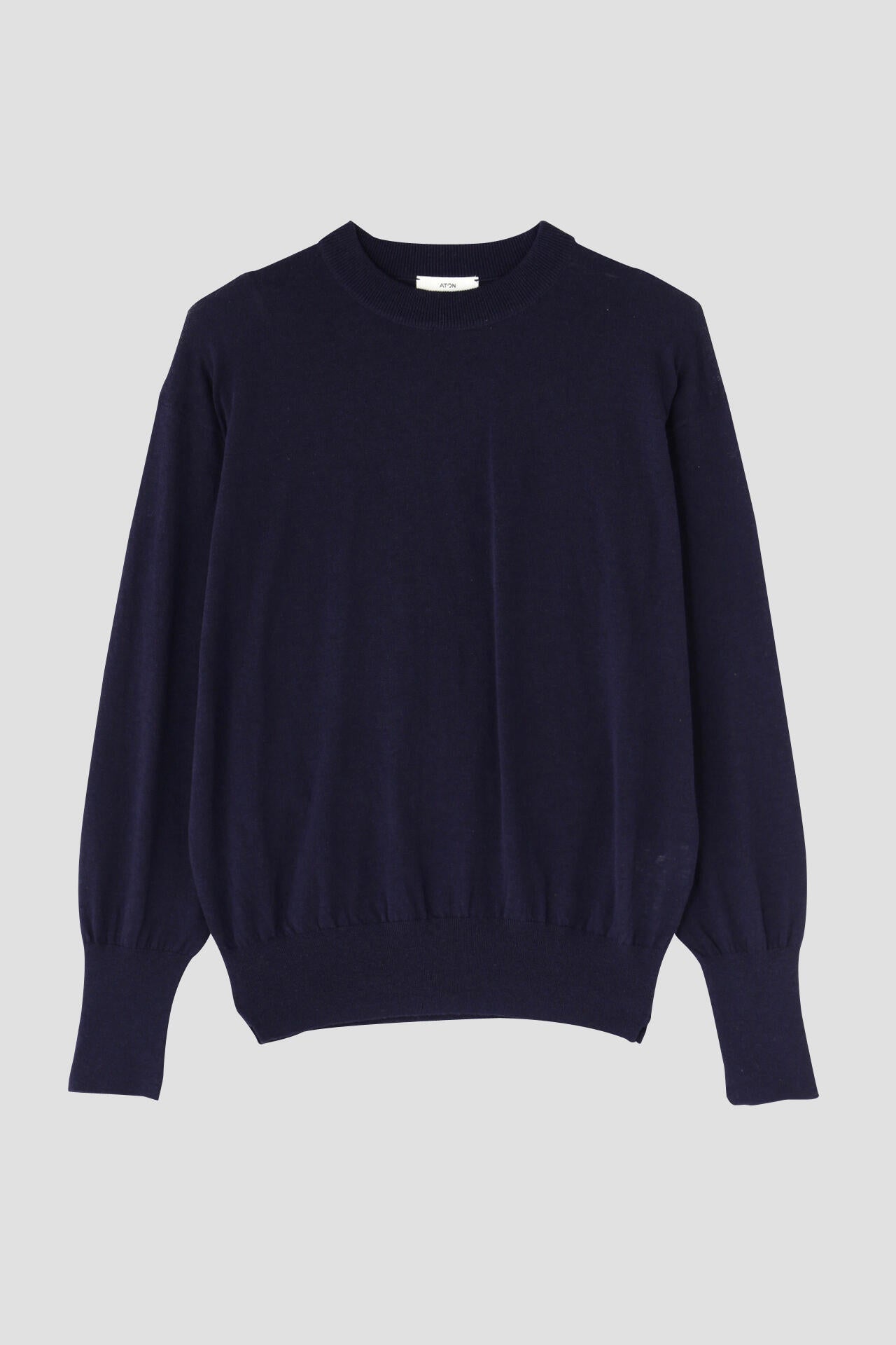 ATON / RECYCLED FRESCA CREWNECK SEWATER