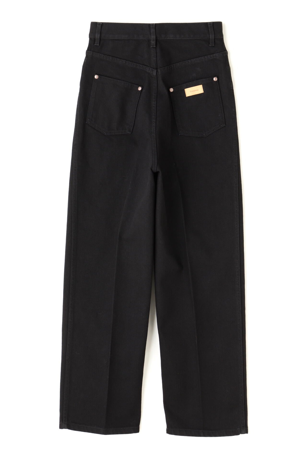 Cristaseya / HIGH WAISTED BLACK DENIM