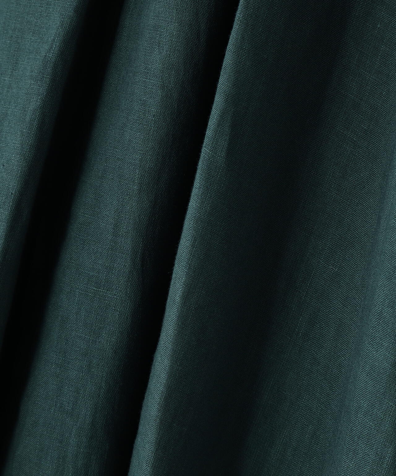 ATON / NATURAL DYED LINEN LAWN GATHERD SKIRT
