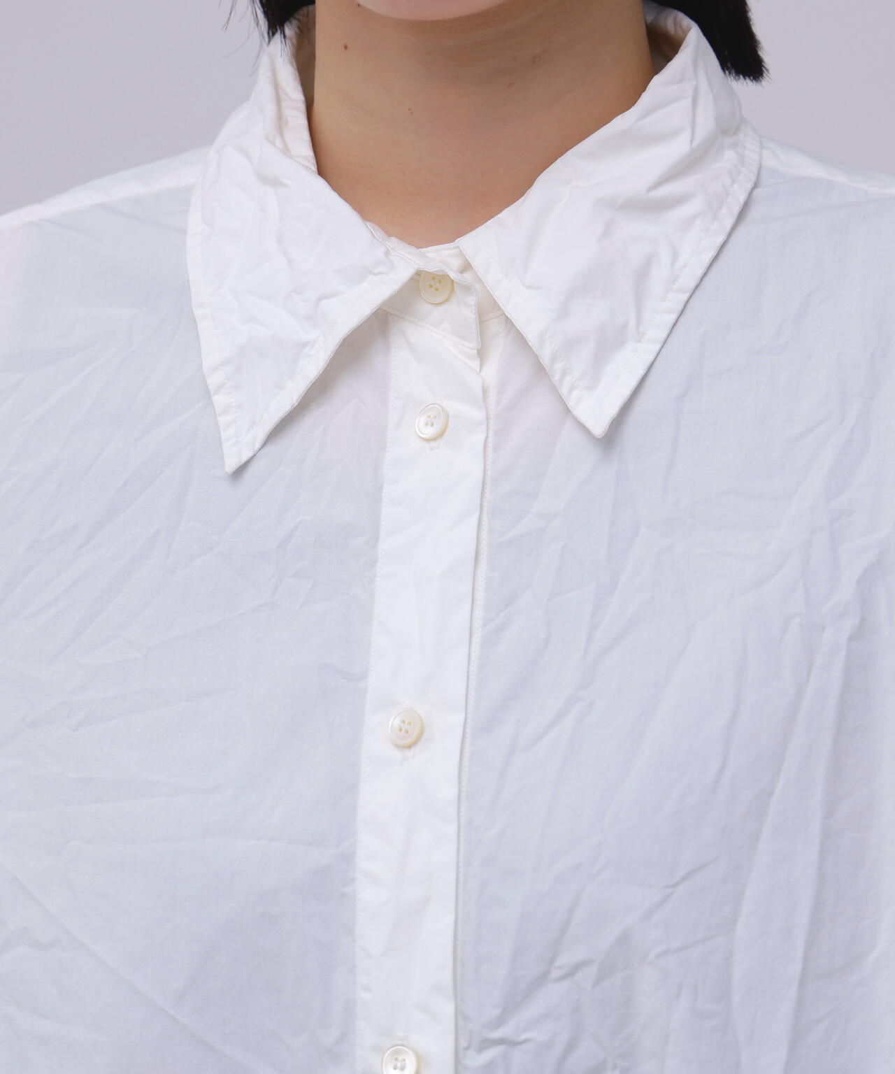 SAYAKA DAVIS / CRINKLED OVERSIZED SHIRT