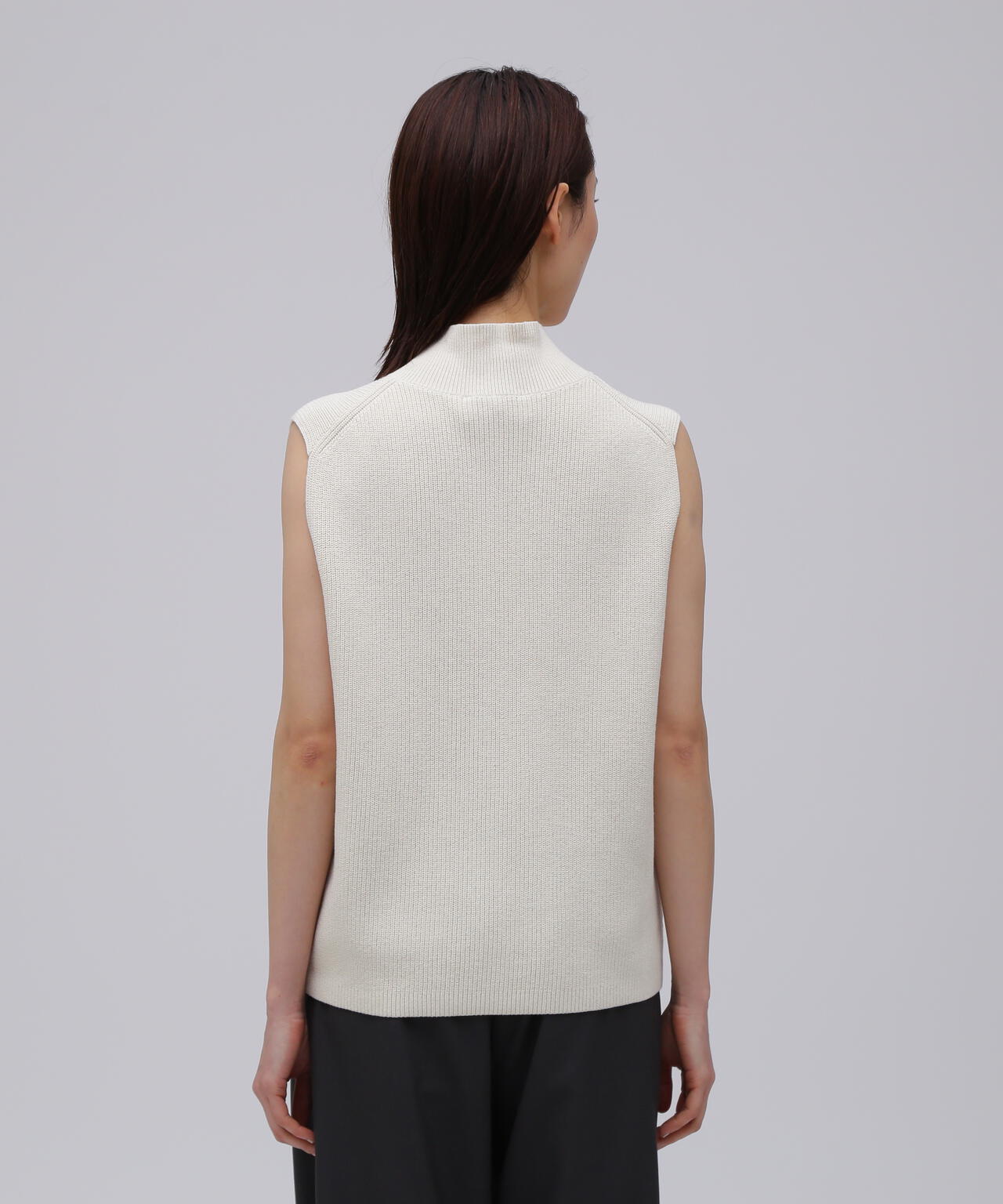 STUDIO NICHOLSON / DRY COTTON RIB 7G VEST