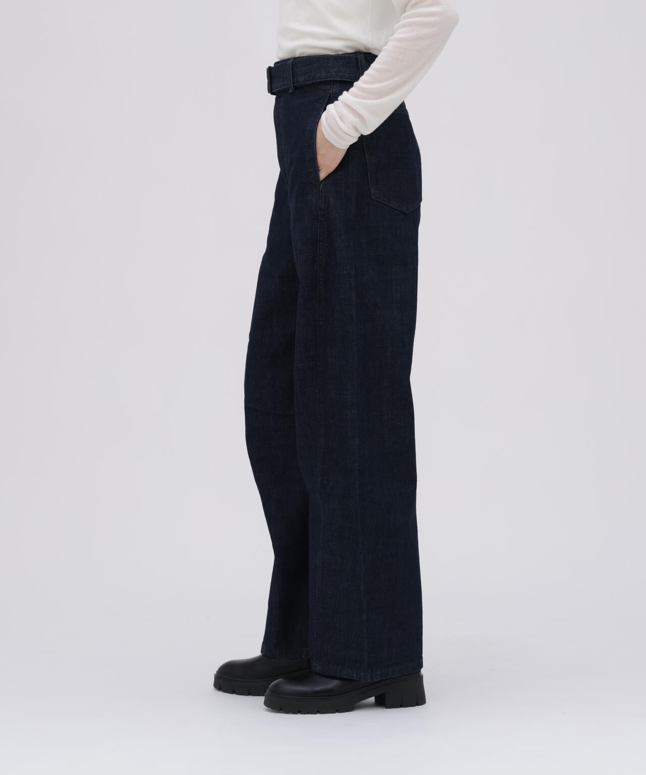 LEMAIRE / TWISTED BELTED PANTS