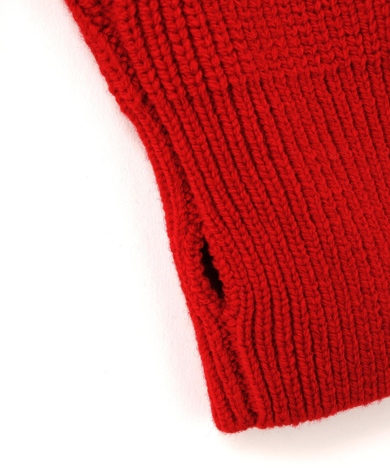 STUDIO NICHOLSON / LAMBSWOOL RIB POLO COLLAR JUMPER