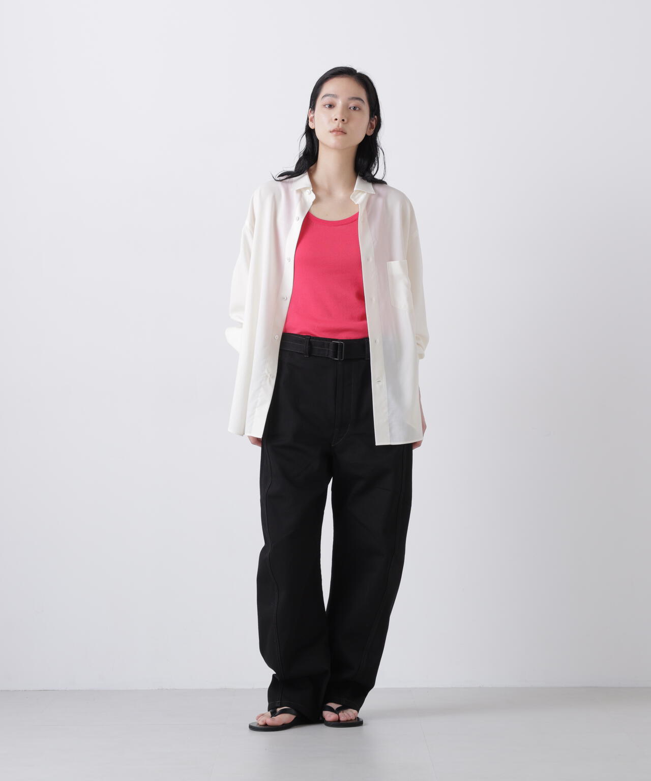 LEMAIRE / TWISTED BELTED PANTS