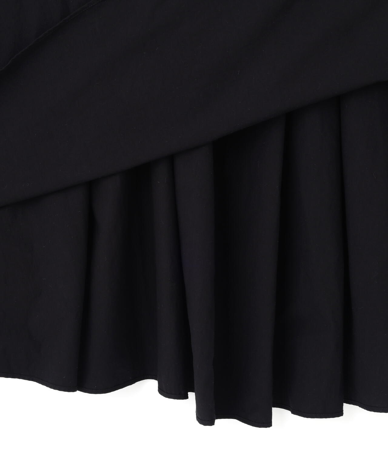 STUDIO NICHOLSON / TYPEWRITER COTTON GATHERED BACK DRESS(PETITE FIT)