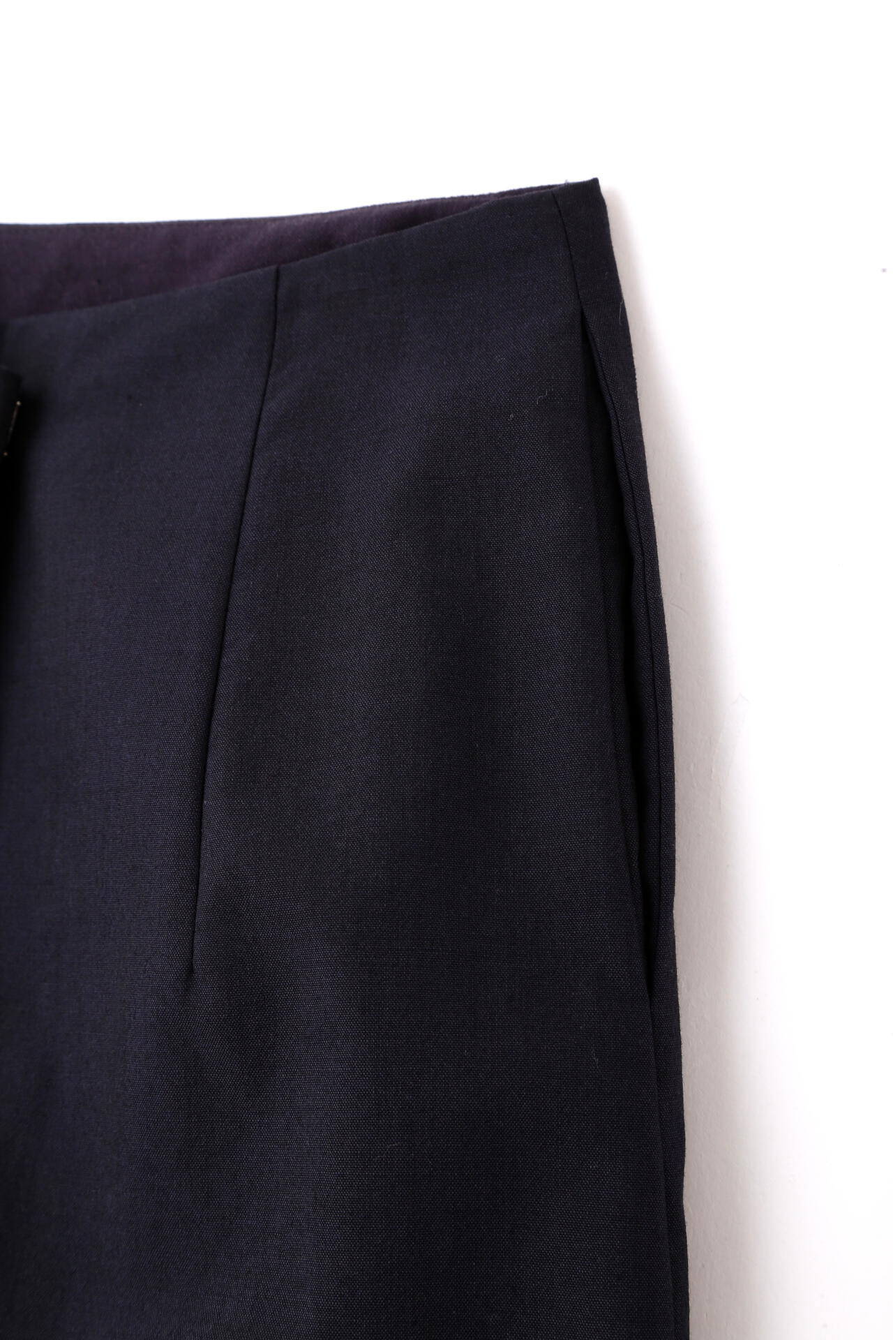 YLEVE / WOOL CHAMBRAY SKIRT