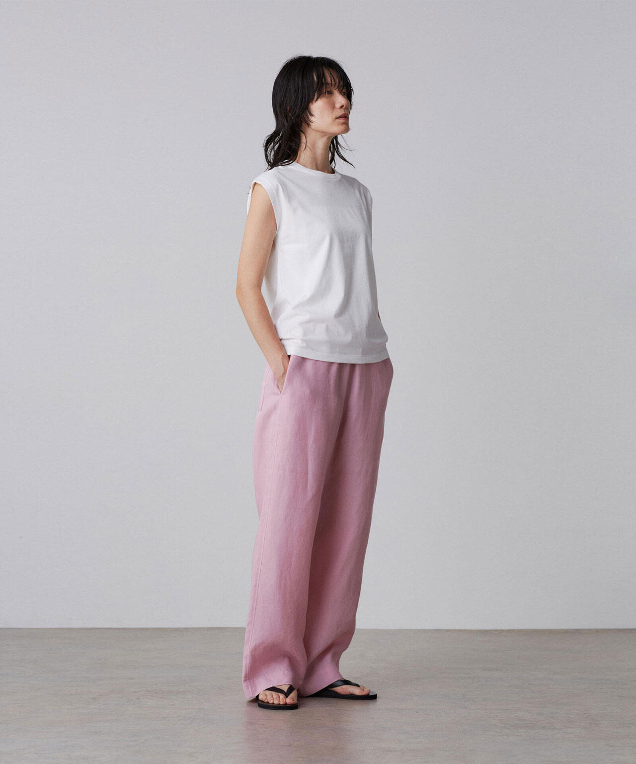 YLEVE / TENCEL EASY TROUSERS