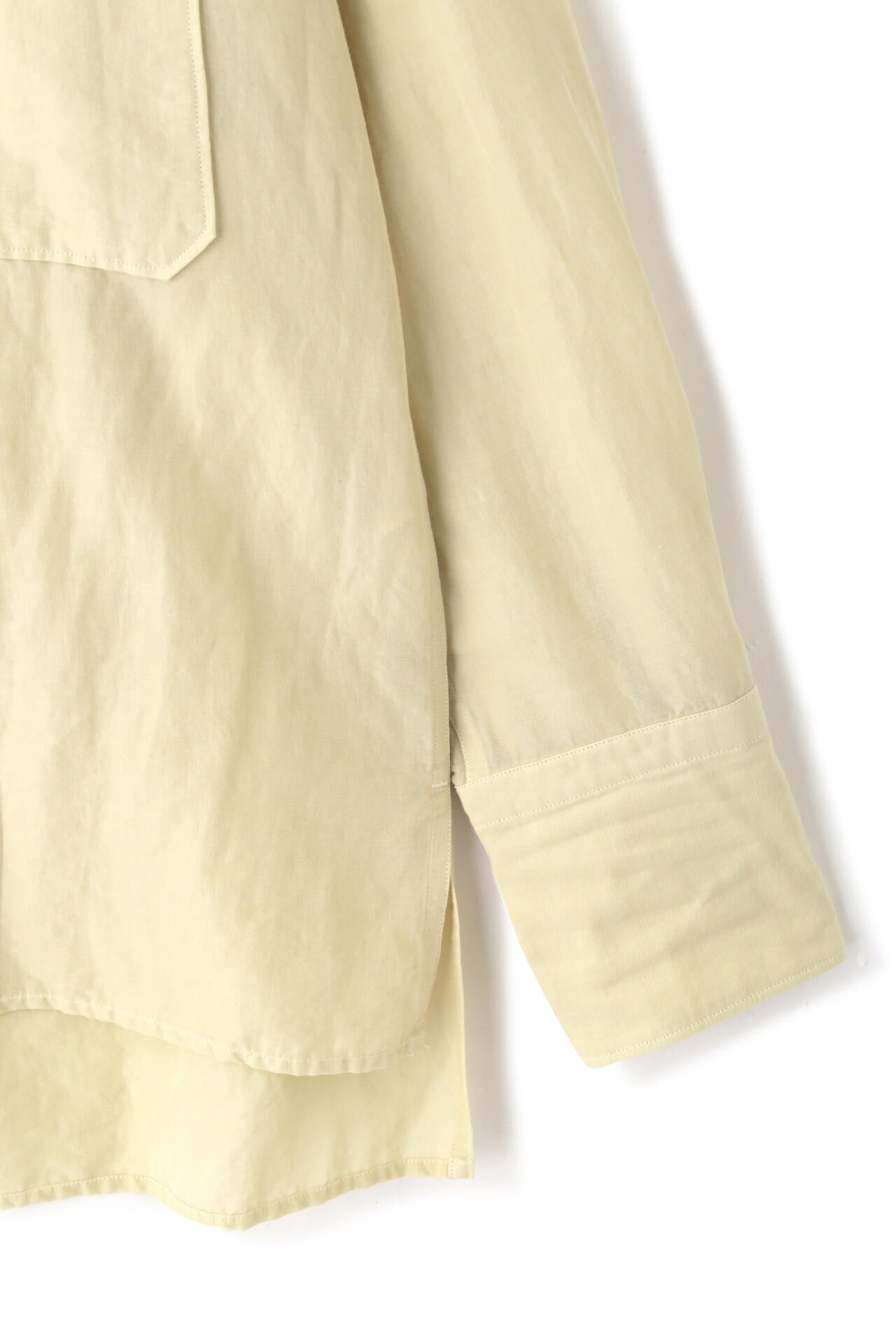 YLEVE / COTTON RAMIE BROAD SHIRT