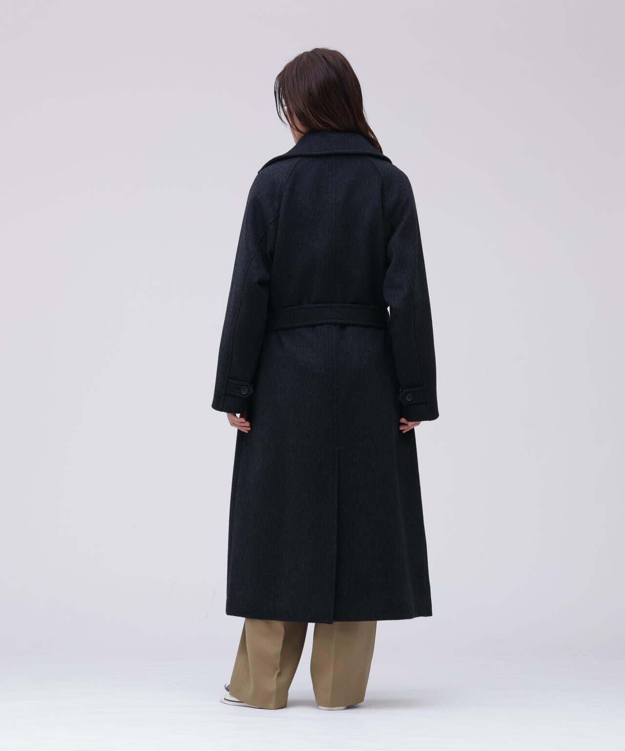 YLEVE / SUPER120'S WOOL SHARM BEAVER COAT