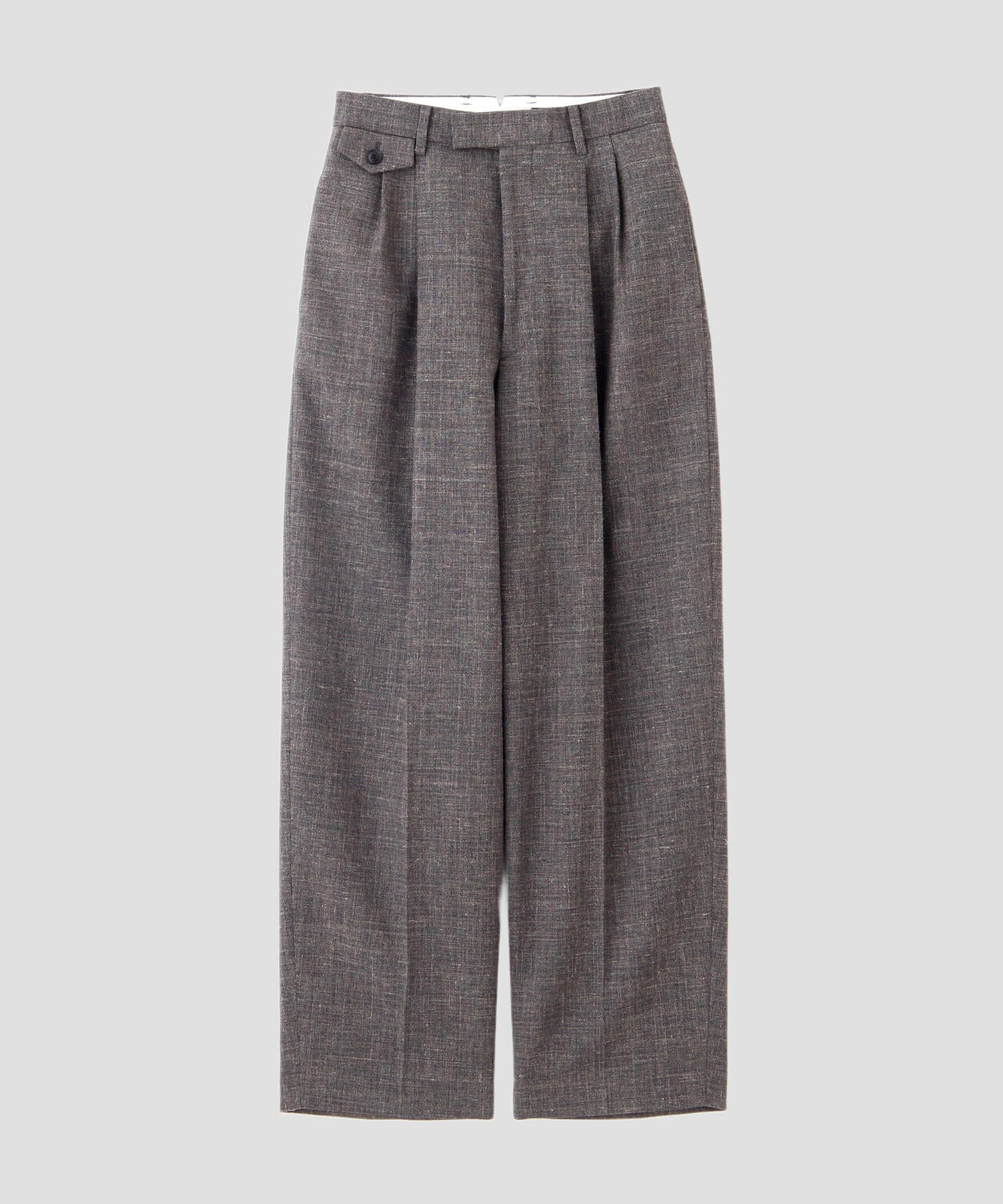 YLEVE / WOOL LINEN TROUSERS