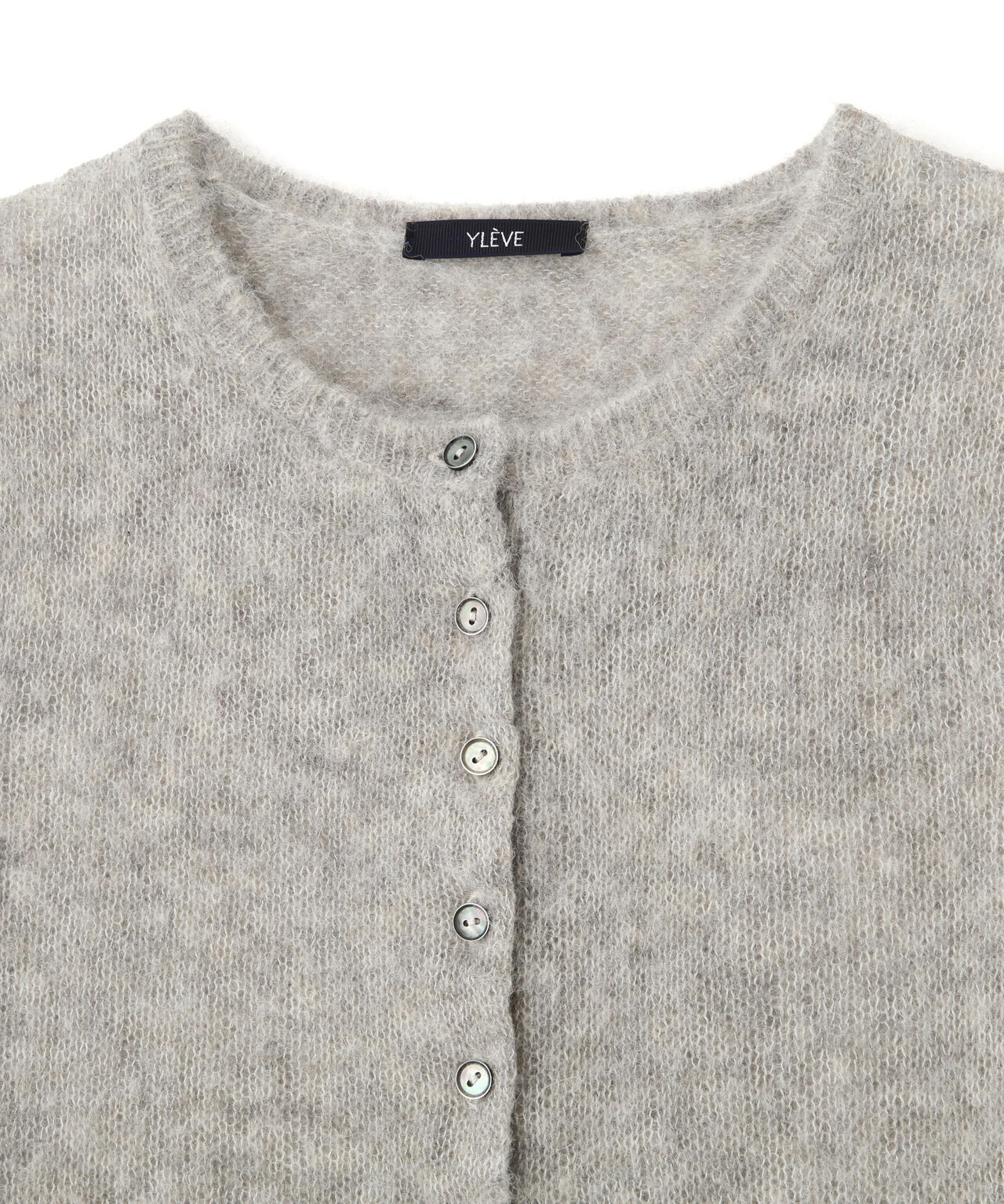 YLEVE / FAIRY ALPACA KNIT HENLY NECK