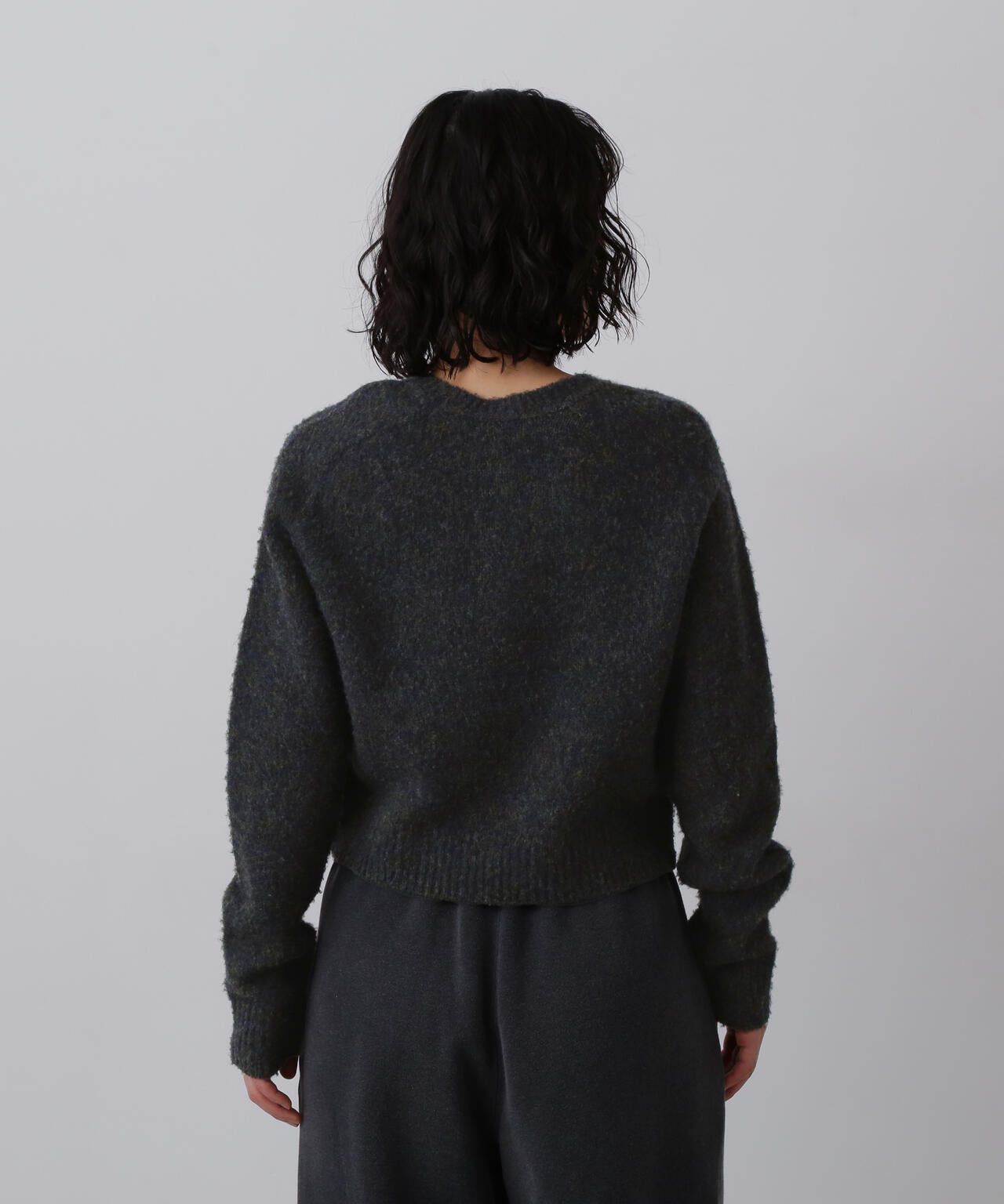 YLEVE / ITARIAN MERINO WOOL MELANGE KNIT PULL OVER
