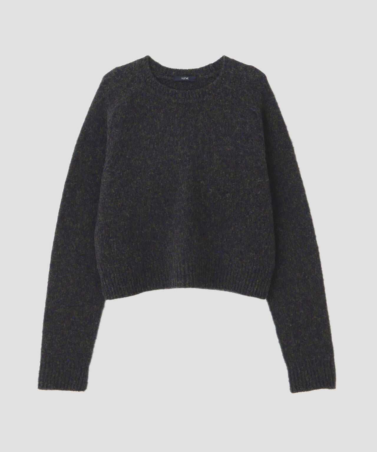 YLEVE / ITARIAN MERINO WOOL MELANGE KNIT PULL OVER