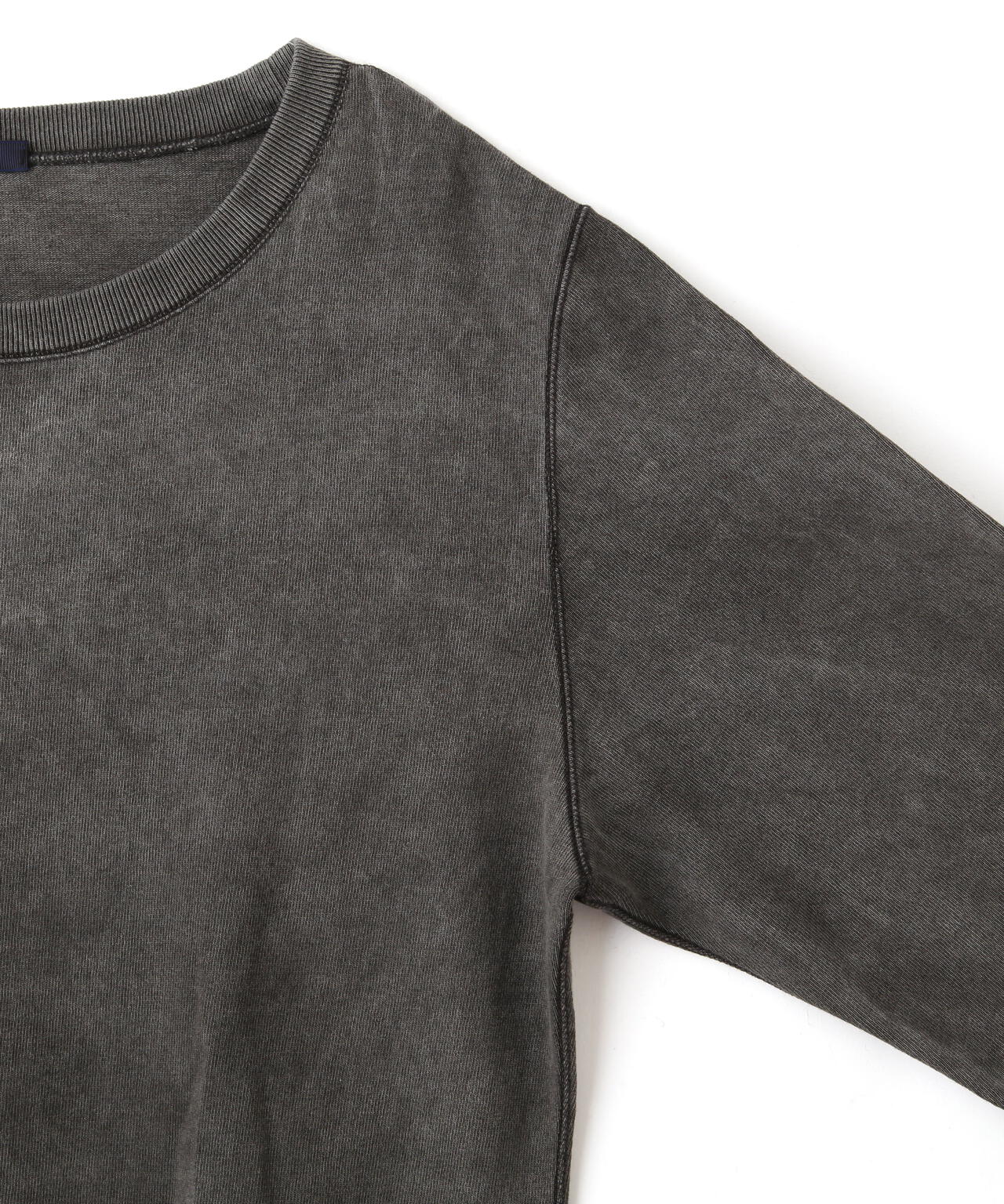 YLEVE / OPEN END COTTON PIGMENT DYE LONG SLEEVE T‐SHIRT