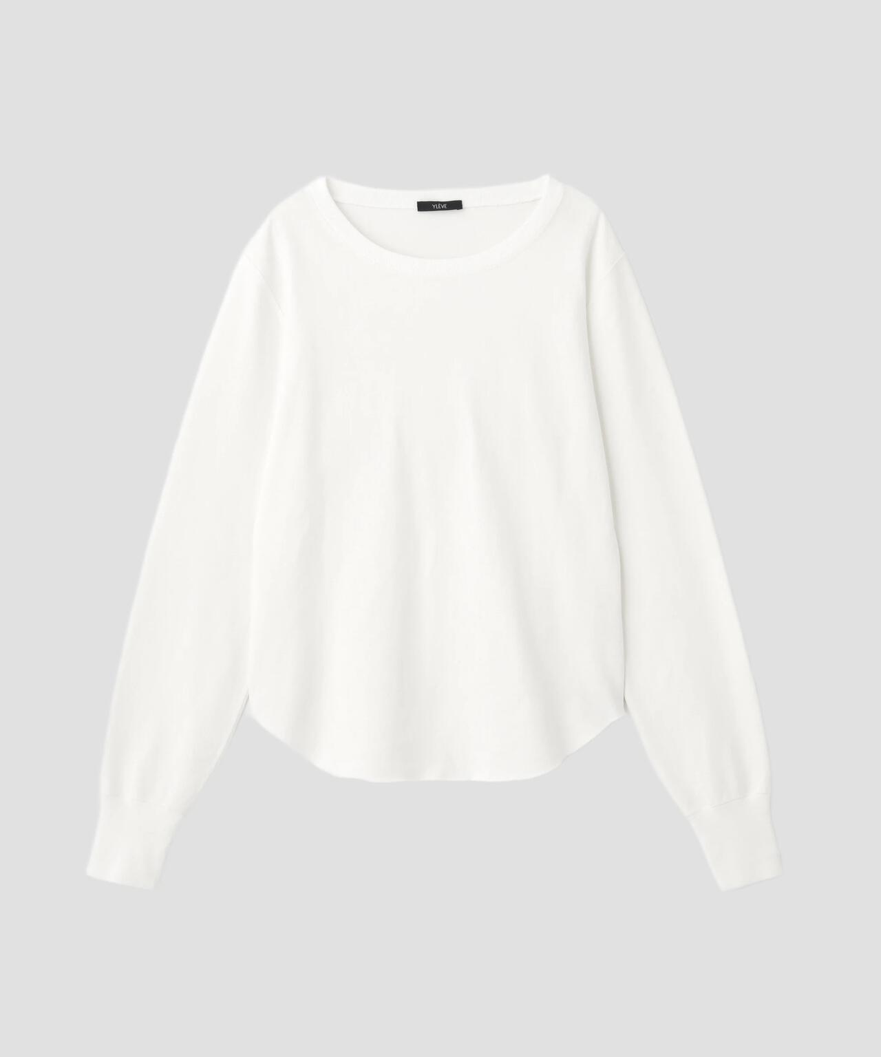 YLEVE / OPEN END COTTON PIGMENT DYE LONG SLEEVE T‐SHIRT