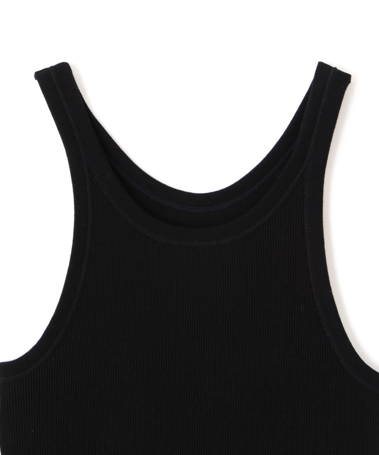 YLEVE / ORGANIC COTTON LOOP-WHEELED RIB TANK TOP