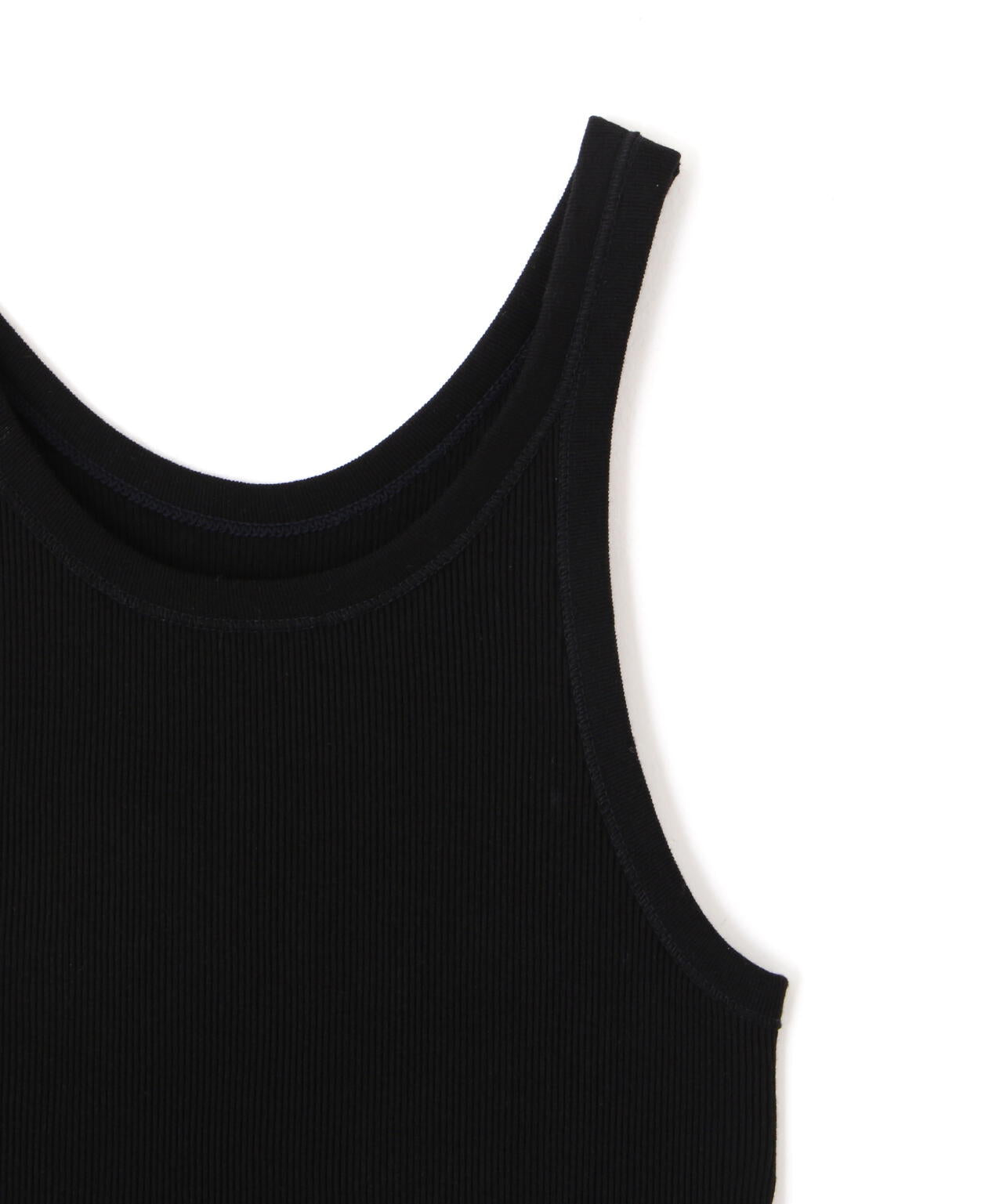 YLEVE / ORGANIC COTTON LOOP-WHEELED RIB TANK TOP