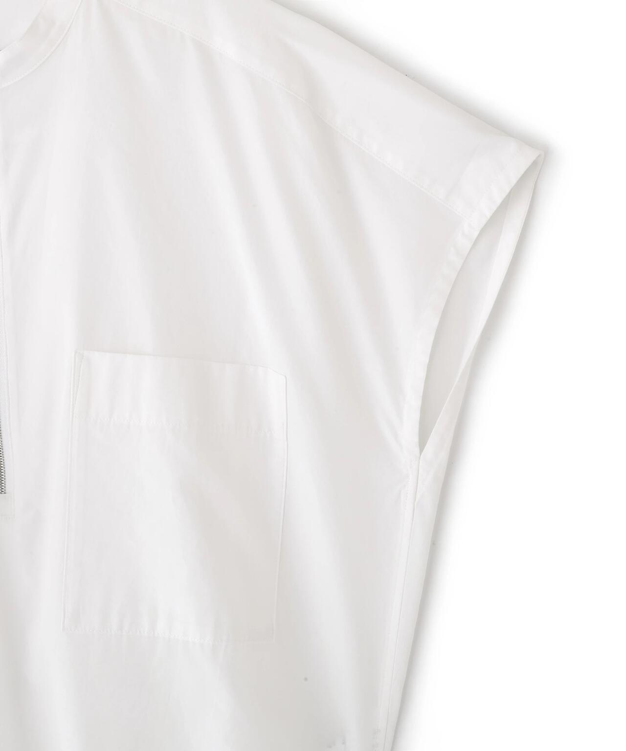 YLEVE / COTTON CUPRA HALF ZIP SHIRT