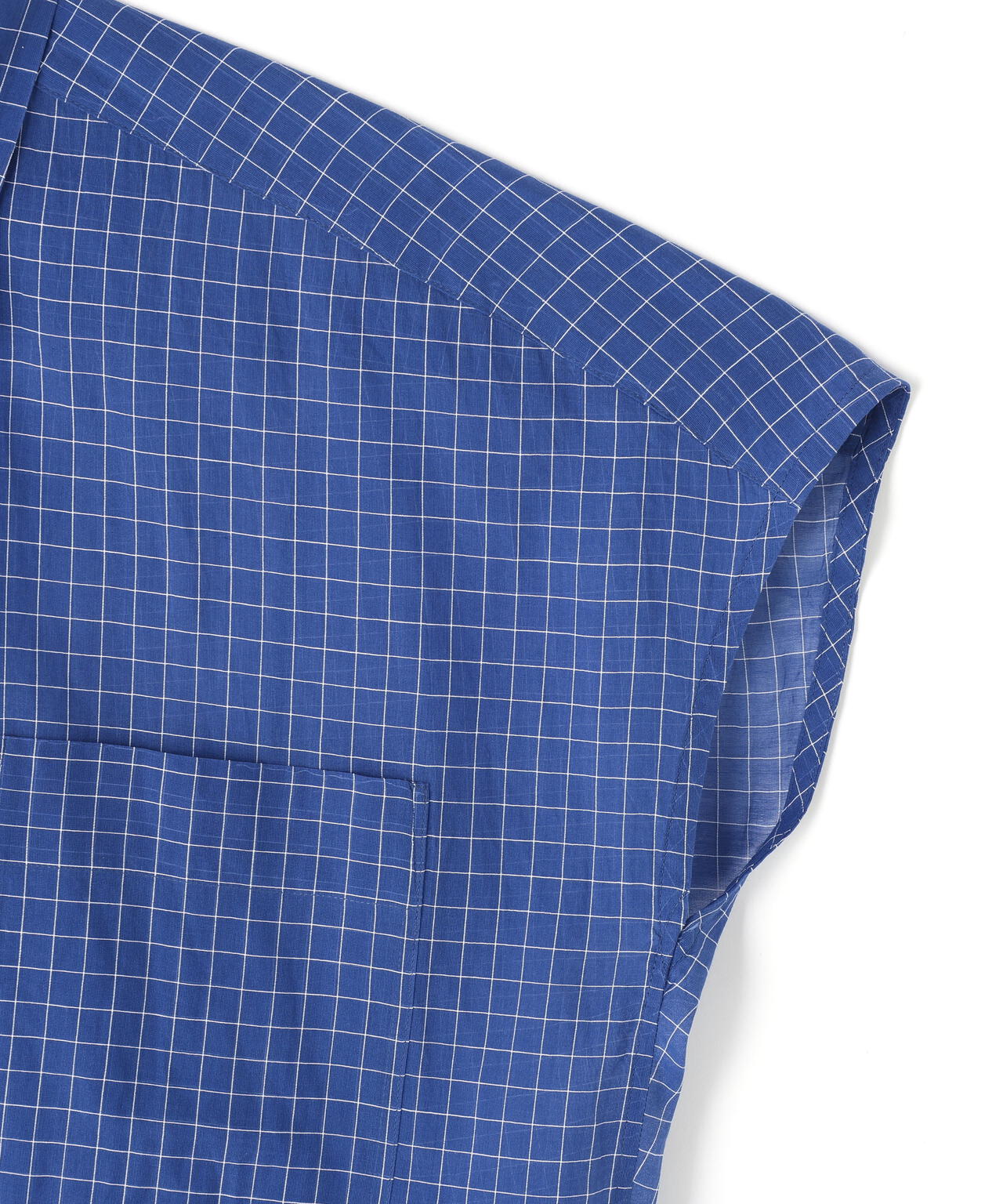 YLEVE / COTTON SILK CHECK SHIRT