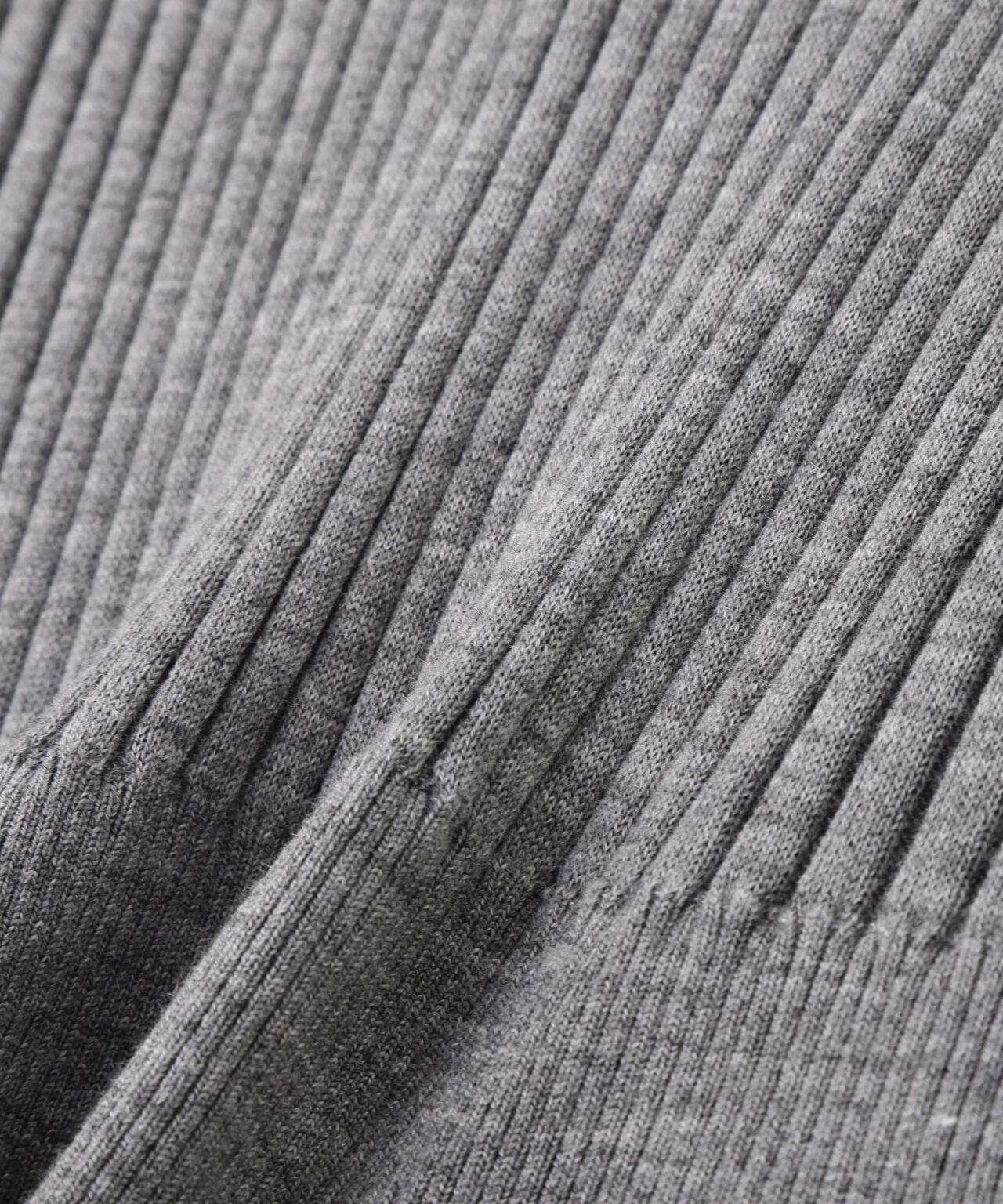 YLEVE / WOOL SILK CASHMERE RIB KNIT POLO
