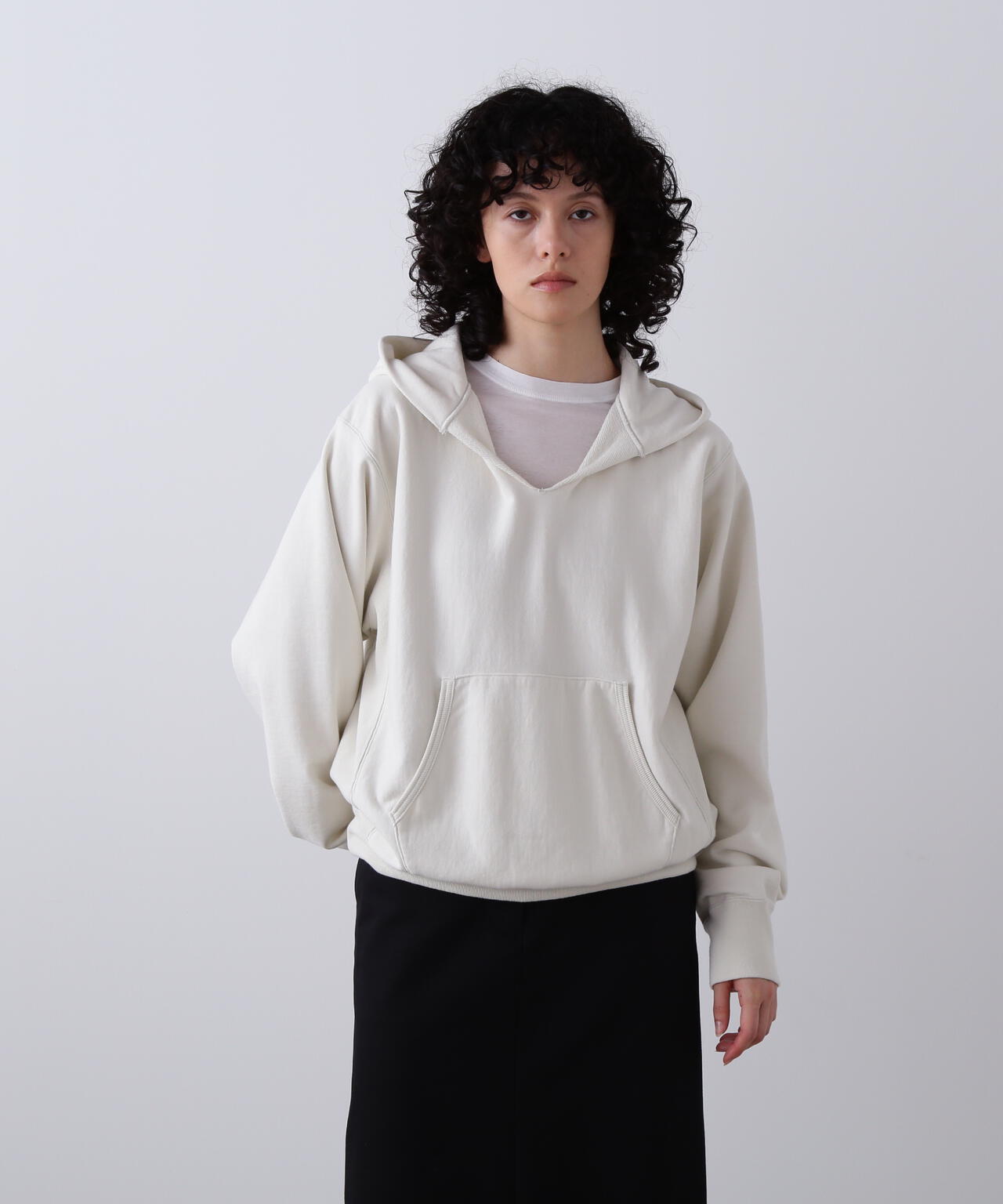 YLEVE / ORGANIC COTTON SUN FADED SWEAT HOODIE
