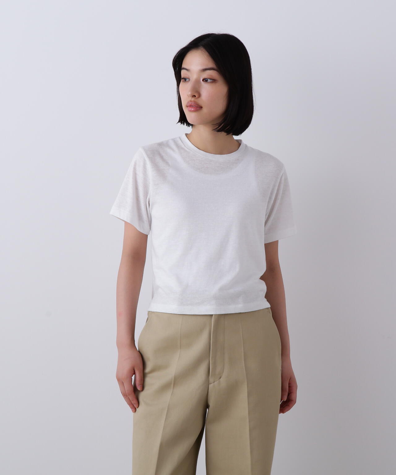 YLEVE / TETRON COTTON SLUB YARN JERSEY T-SHIRT