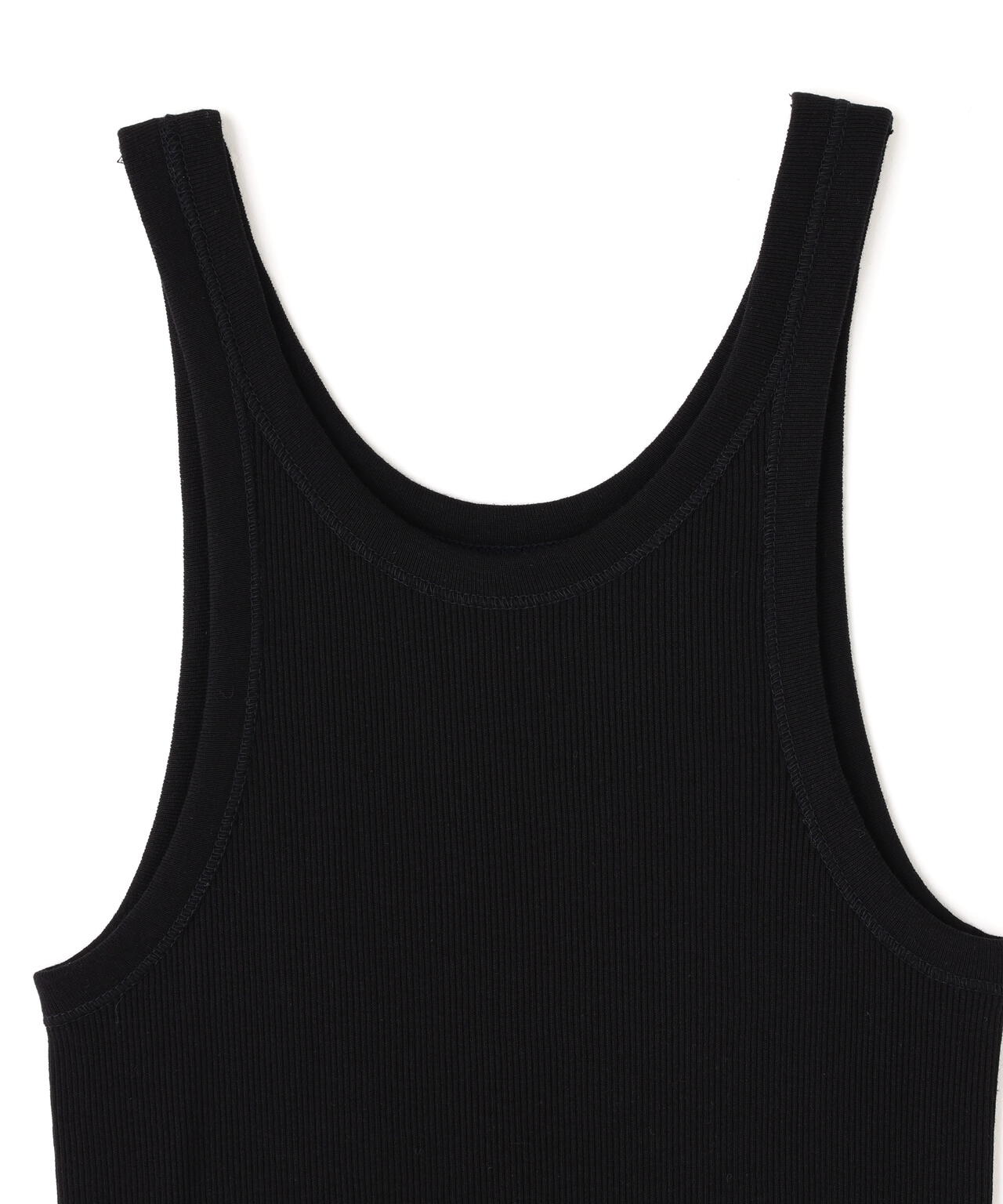 YLEVE / ORGANIC COTTON LOOP-WHEELED RIB TANK TOP