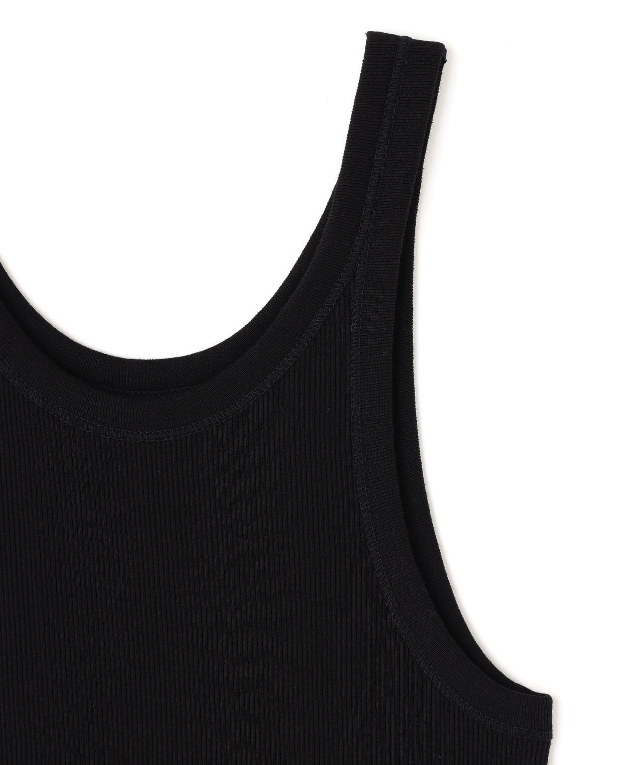 YLEVE / ORGANIC COTTON LOOP-WHEELED RIB TANK TOP