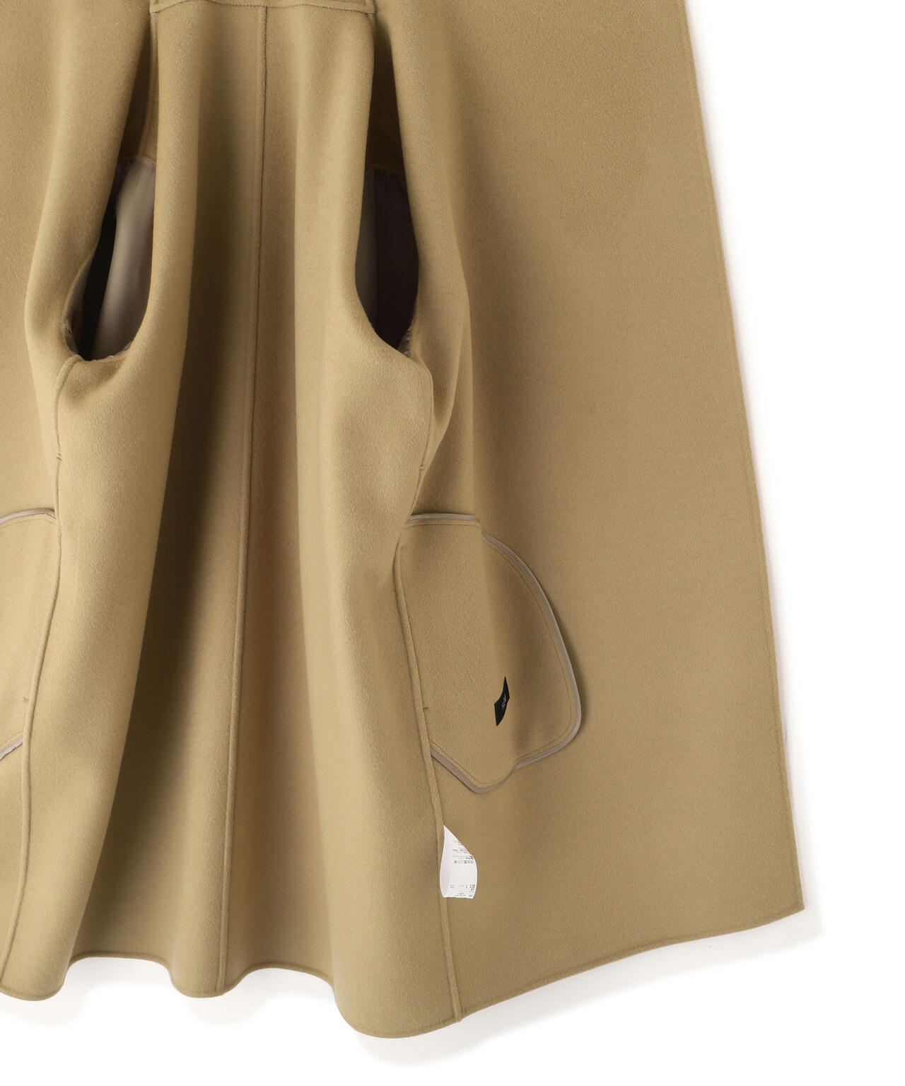 YLEVE / SUPER100's WOOL DOUBLE CLOTH COAT