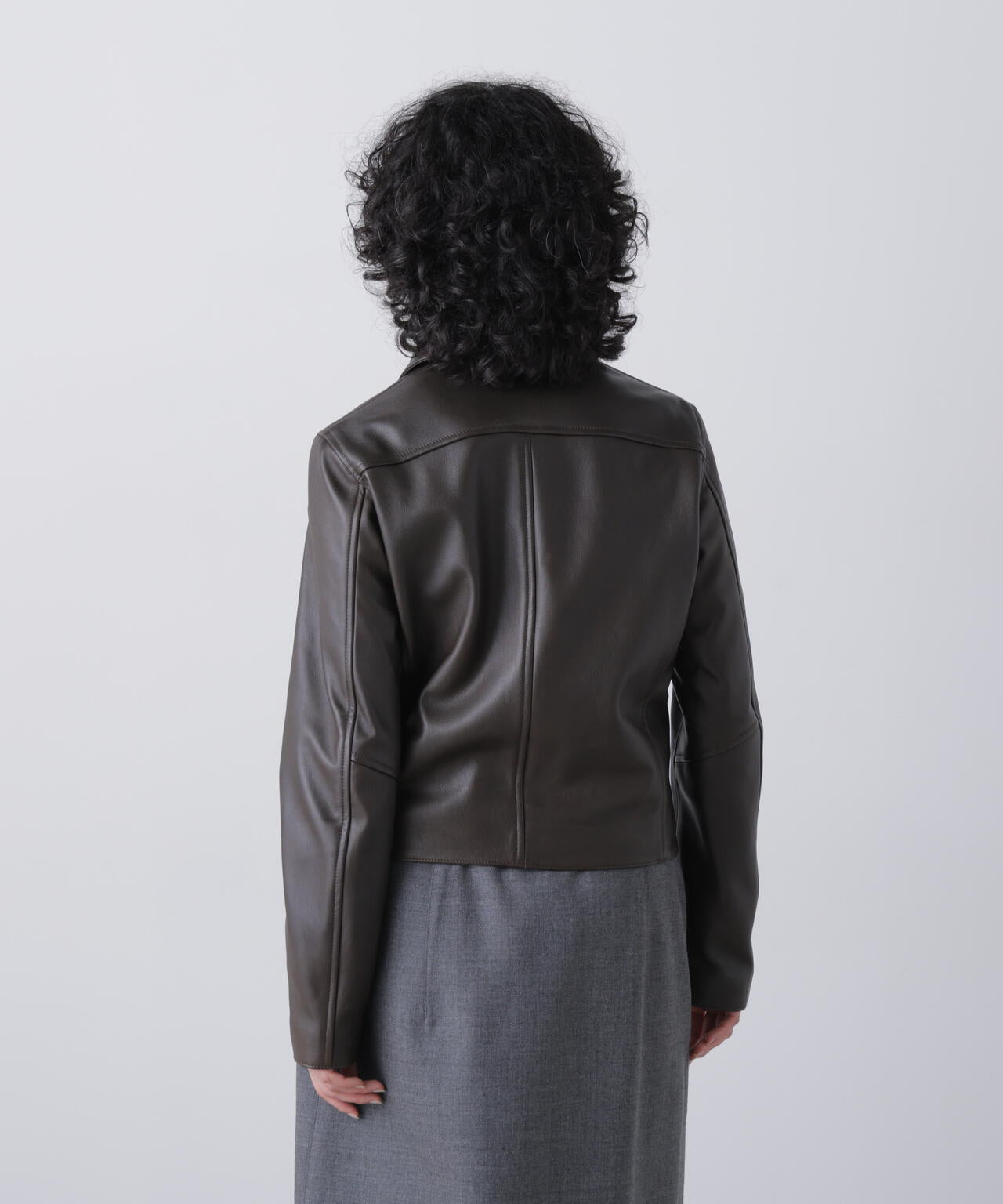 YLEVE / SHEEP AVIATOR LEATHER JACKET