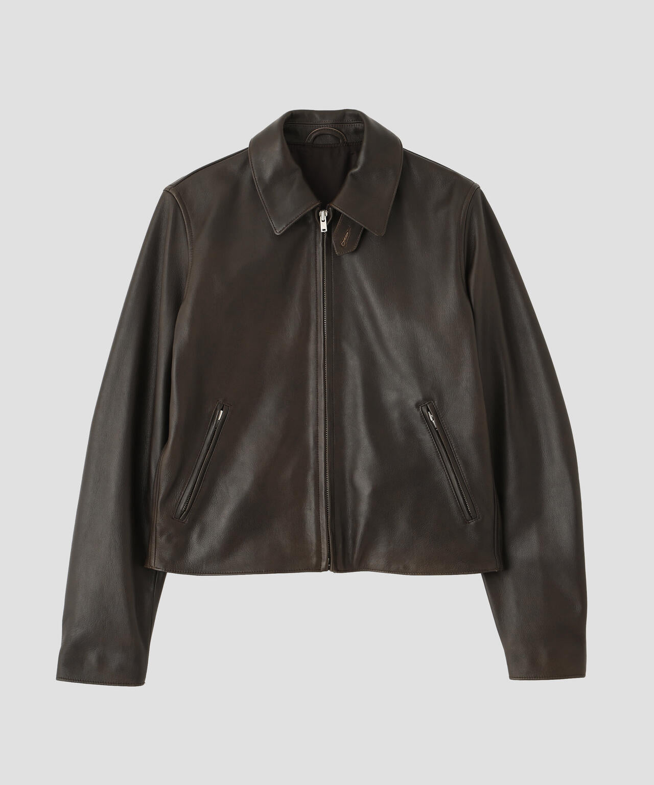 YLEVE / SHEEP AVIATOR LEATHER JACKET