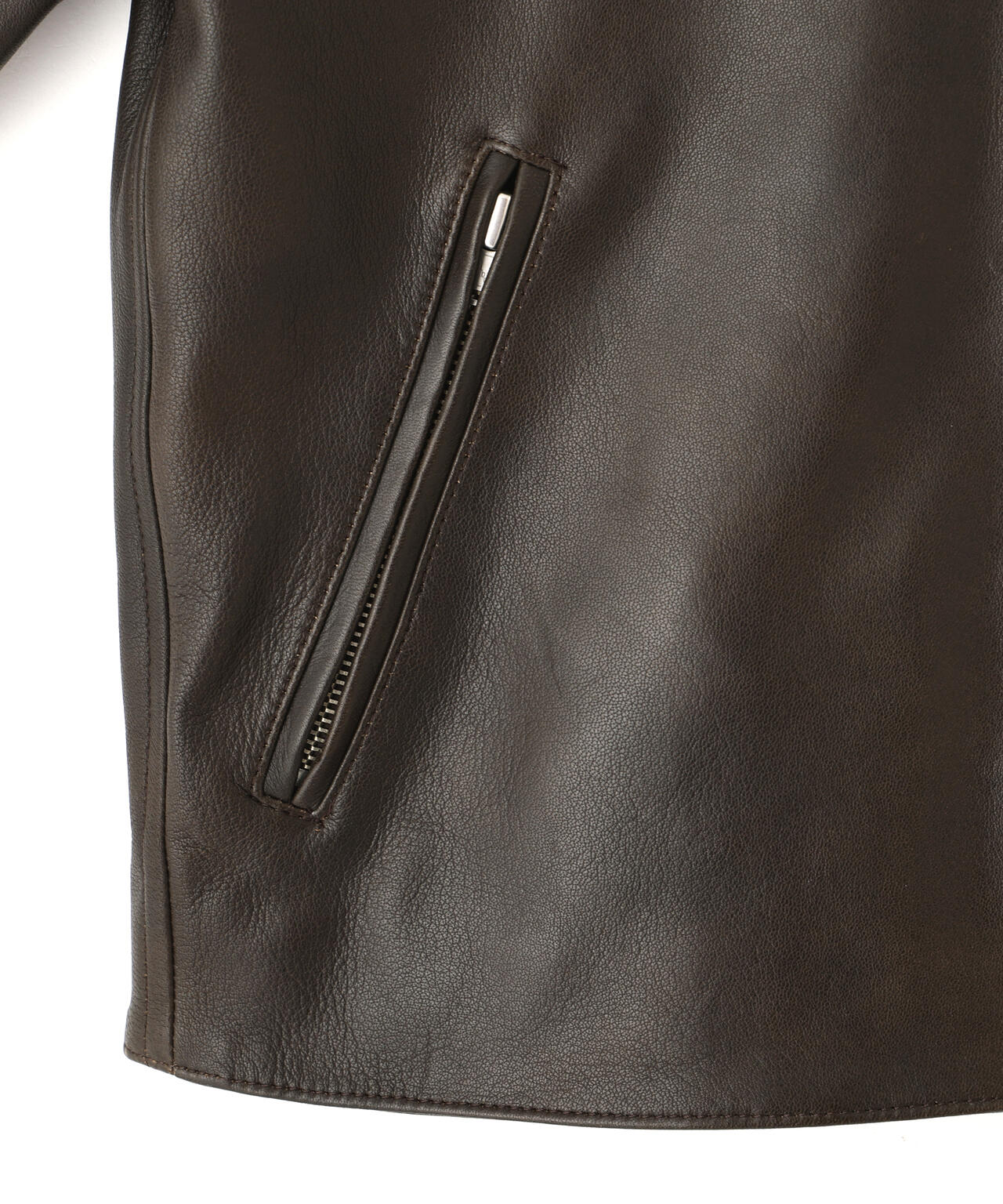 YLEVE / SHEEP AVIATOR LEATHER JACKET