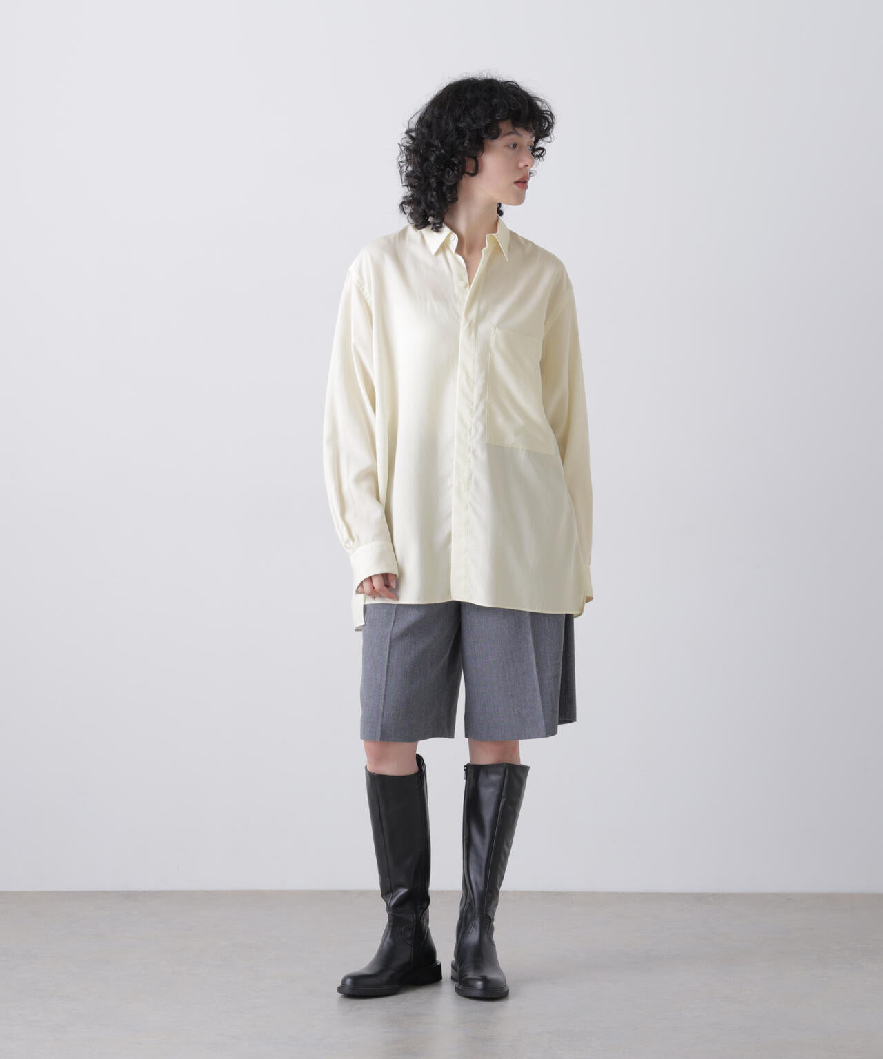 YLEVE / LYOCELL BROADCLOTH BLOUSE