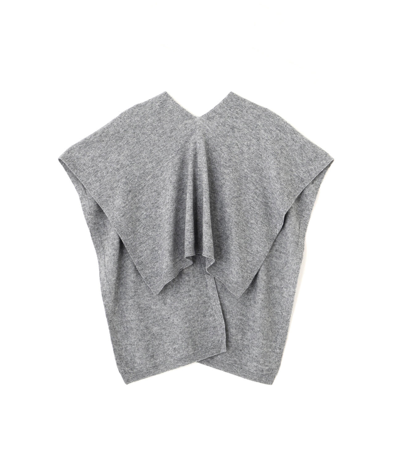 YLEVE / WOOL CASHMERE SCARF KNIT PULLOVER