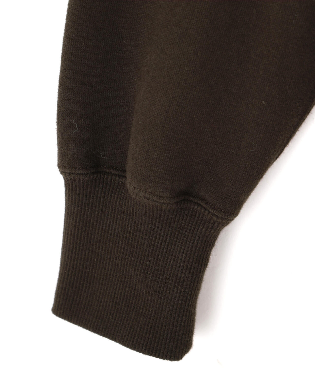 YLEVE / SOFT COTTON HALF ZIP SWEAT SHIRT