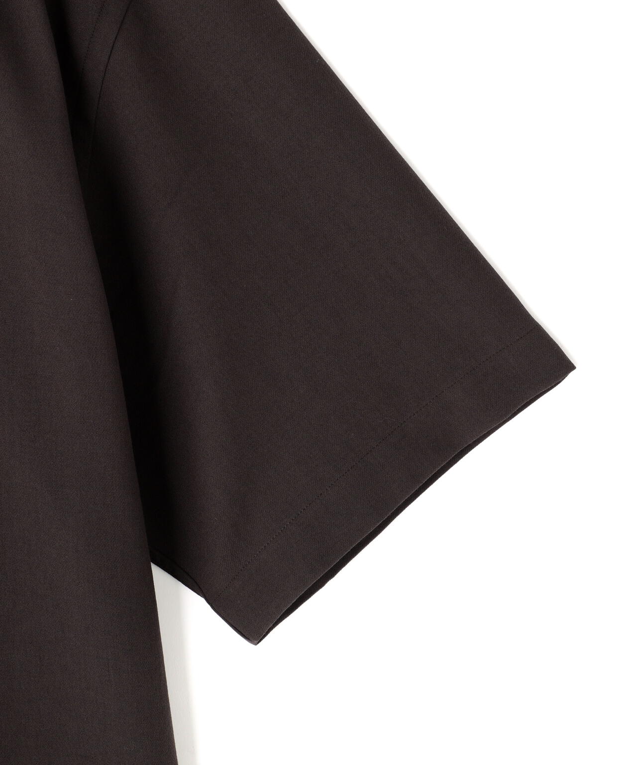 STUDIO NICHOLSON / JAPANESE COTTON NYLON SHORT SLEEVE BOXY SHIRT