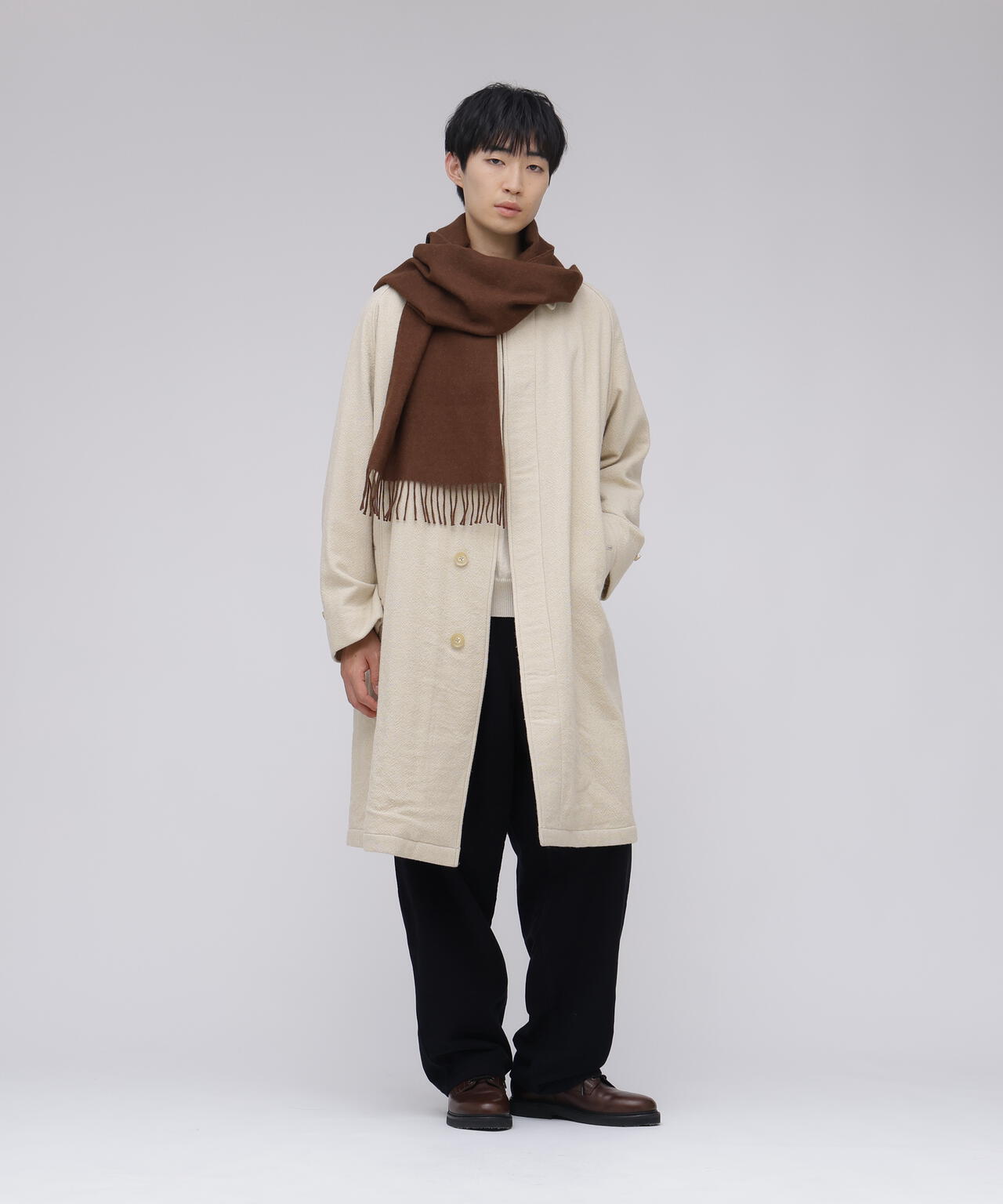 blurhms / CLASSIC WOOL BALMACAAN COAT